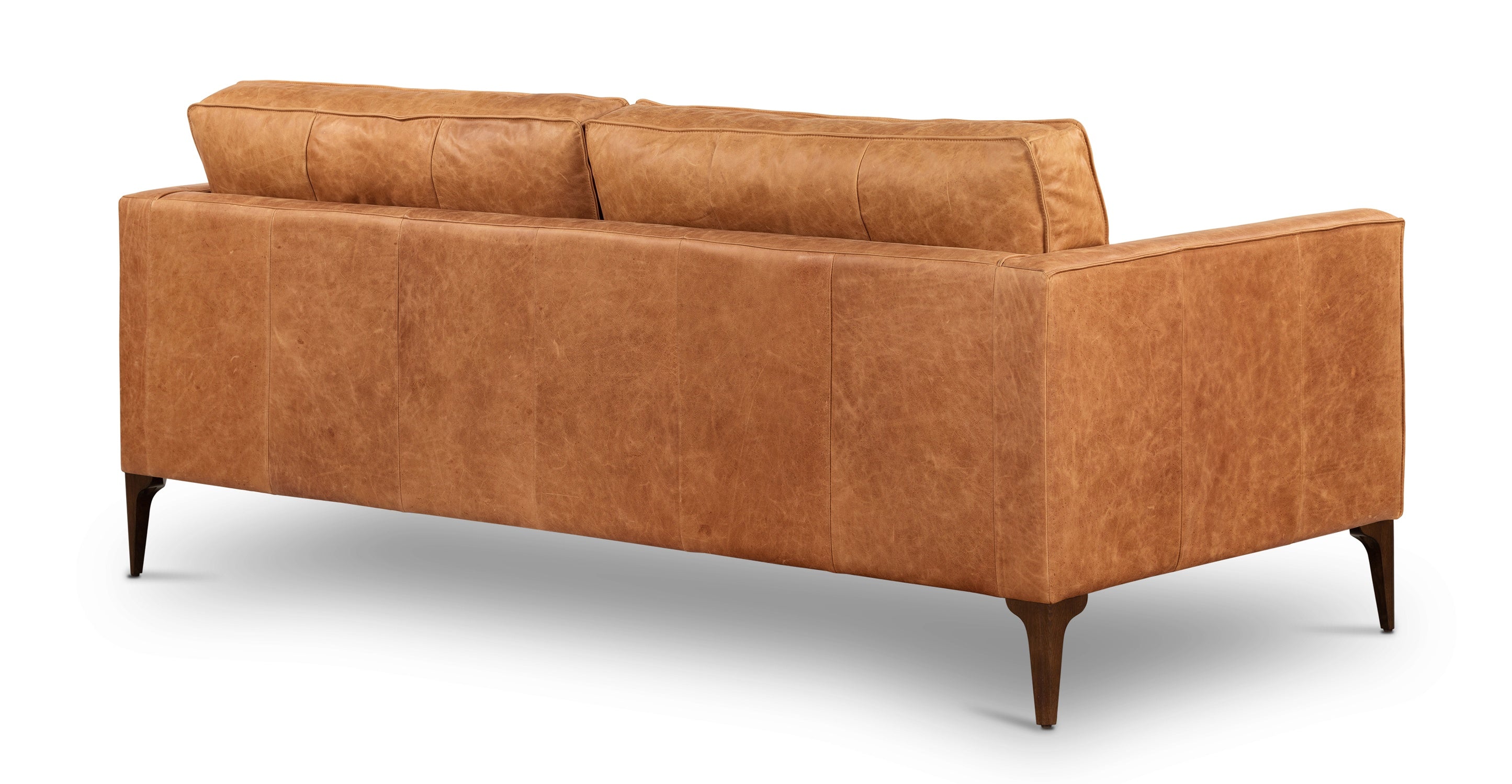 Premium Mateo Genuine Leather Sofa - Modern Luxury Living Room Furniture for Home & Office - Comfortable & Durable Leather Couch for Relaxing, Entertaining & Stylish Decor