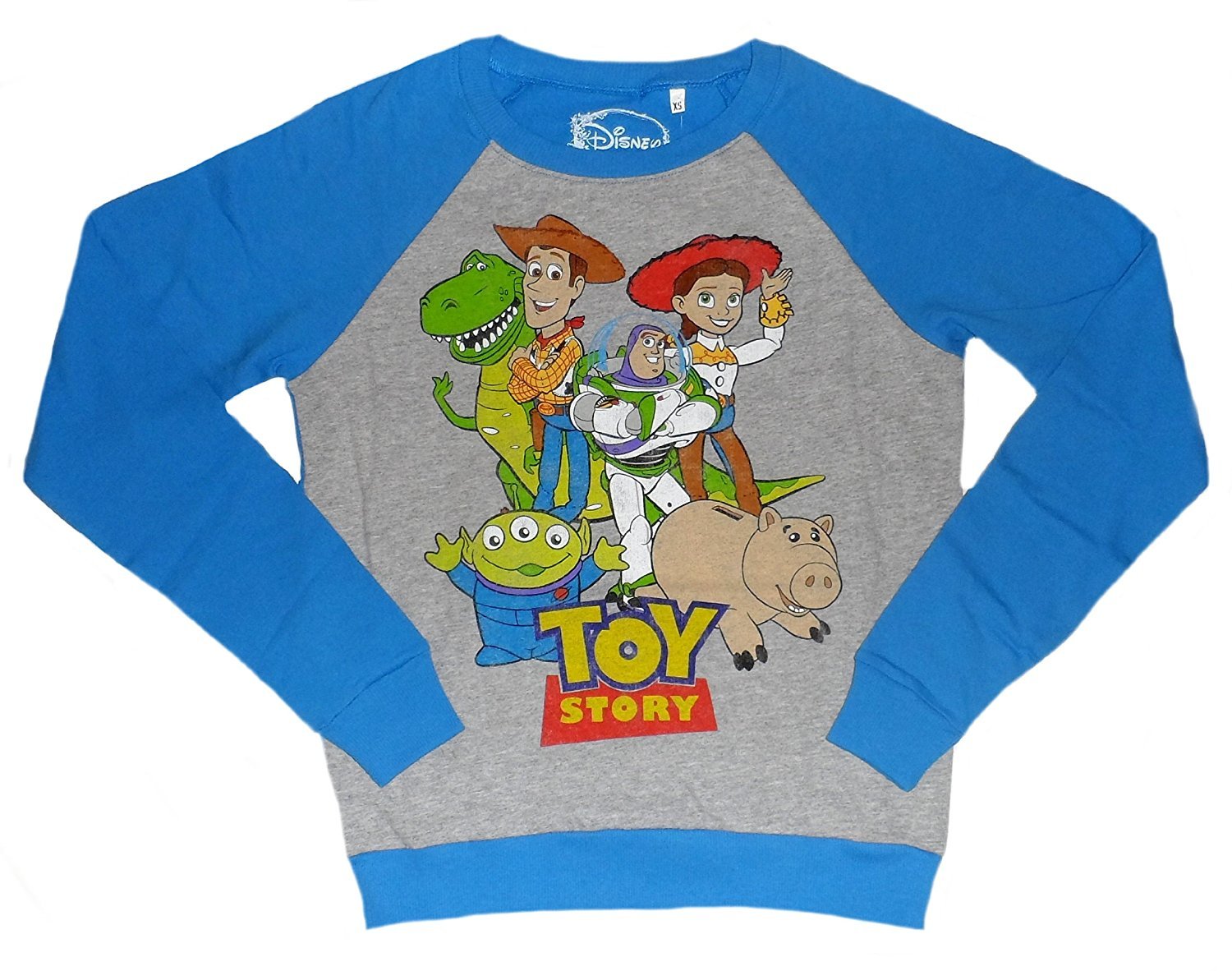 Disney Toy Story Junior & Women's Sweatshirt - Soft Cotton Hoodie with Buzz Lightyear & Woody Design - Perfect for Casual Wear, Movie Nights, and Disney Theme Park Visits