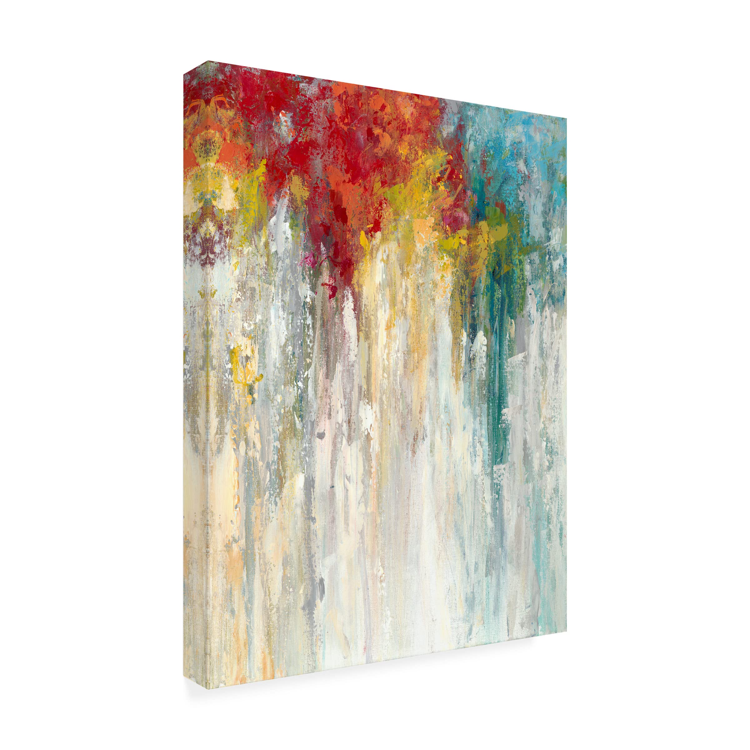 Trademark Fine Art 'Unbound I' Canvas Wall Art by Janet Bothne - Modern Abstract Painting for Living Room, Bedroom & Office Decor