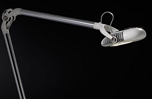 Humanscale Element Table Lamp Mount - Silver Desk Mount for Adjustable Lighting | Perfect for Home Office, Study & Workspace