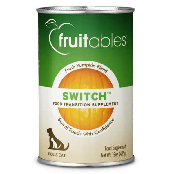 Fruitables Switch Food Transition Supplement for Dogs & Cats - Easy Digestive Support for Pet Diet Changes | Perfect for Switching Dog & Cat Food Brands