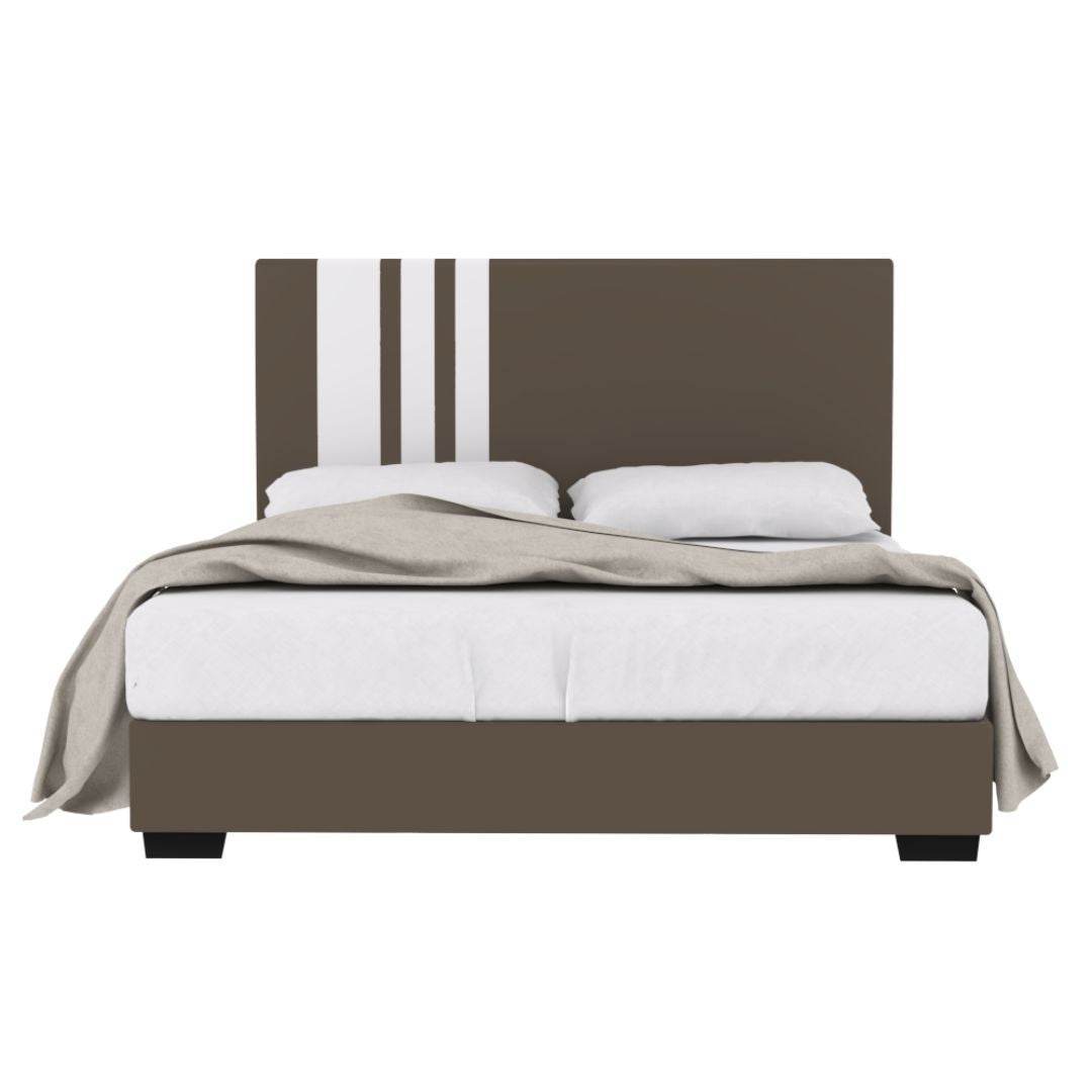 Marina Bedroom Set - Queen Size Bed Frame, Memory Foam Mattress, Dressing Table & Wardrobe | Complete Modern Bedroom Furniture for Home Decor | Perfect for Master Bedrooms, Guest Rooms & Apartments