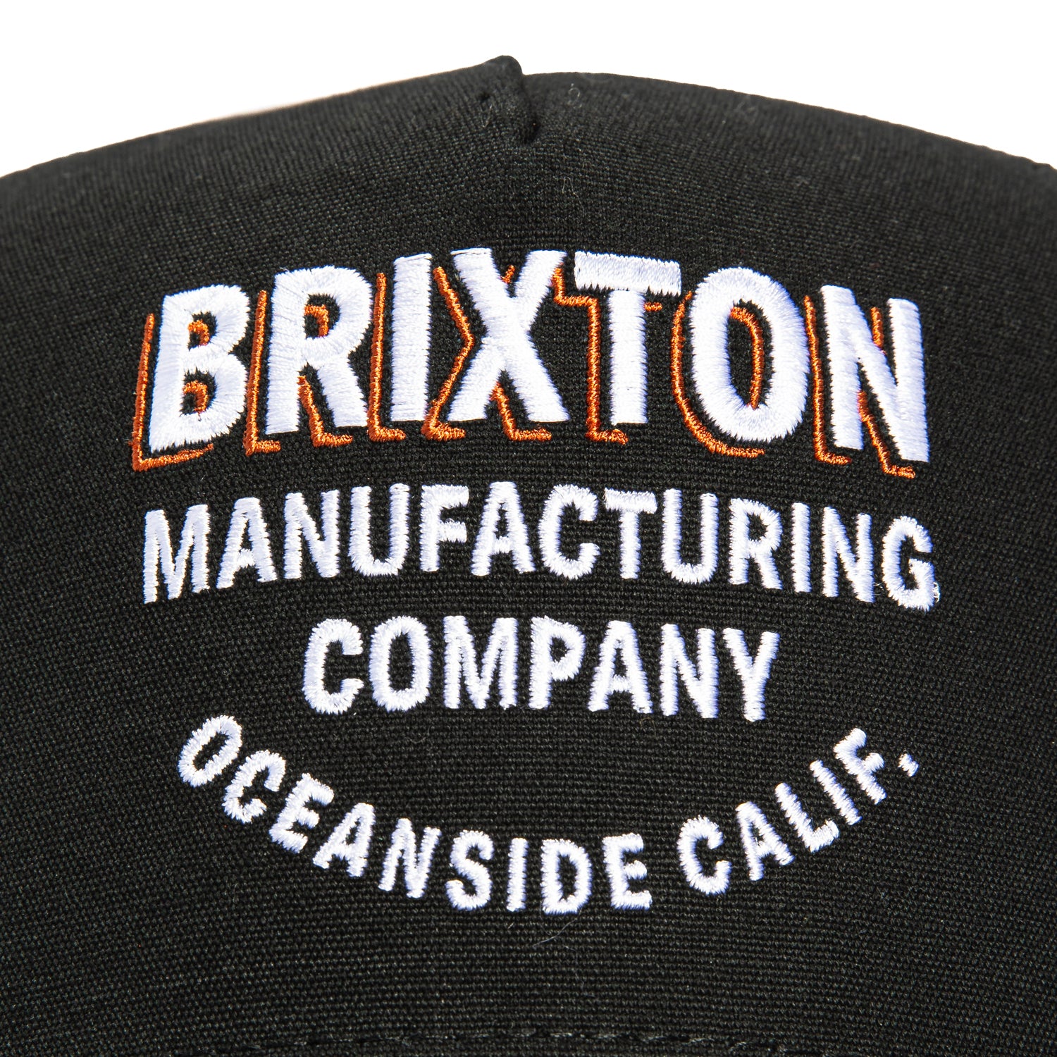 Brixton Redoubt Mesh Snapback Trucker Hat for Men & Women - Adjustable & Breathable Black Baseball Cap for Outdoor, Sports & Casual Wear