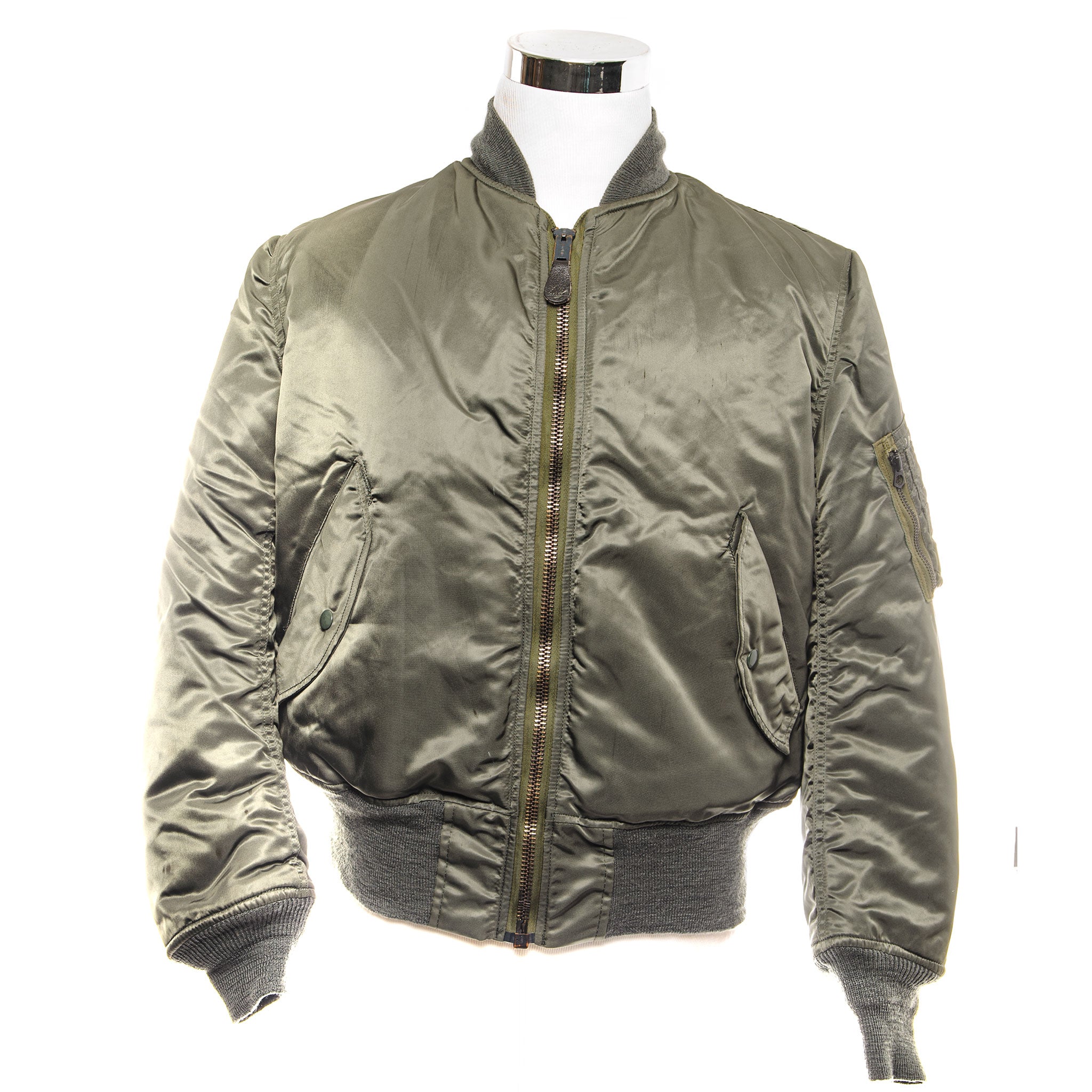 USAF MA-1 Flight Jacket Bomber Jacket - US Air Force MA1 1985 Vintage Medium Size - Perfect for Military Enthusiasts & Outdoor Adventures