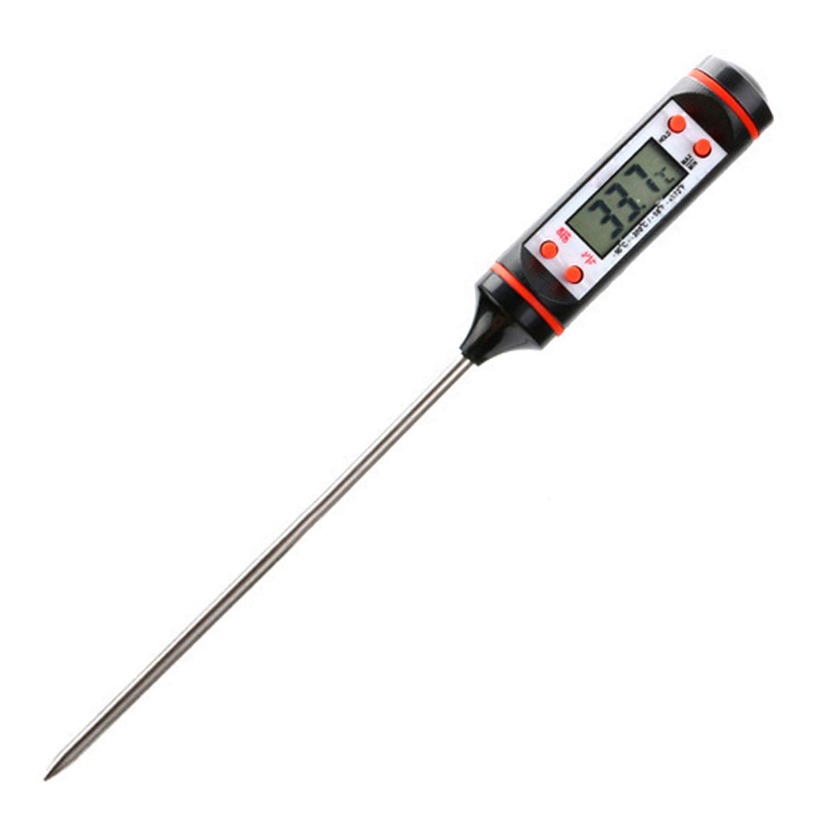 Digital Meat Thermometer with Instant Read - Accurate Cooking Food Thermometer for Kitchen, BBQ, Grilling, and Baking - Perfect for Turkey, Steak, Chicken, and More