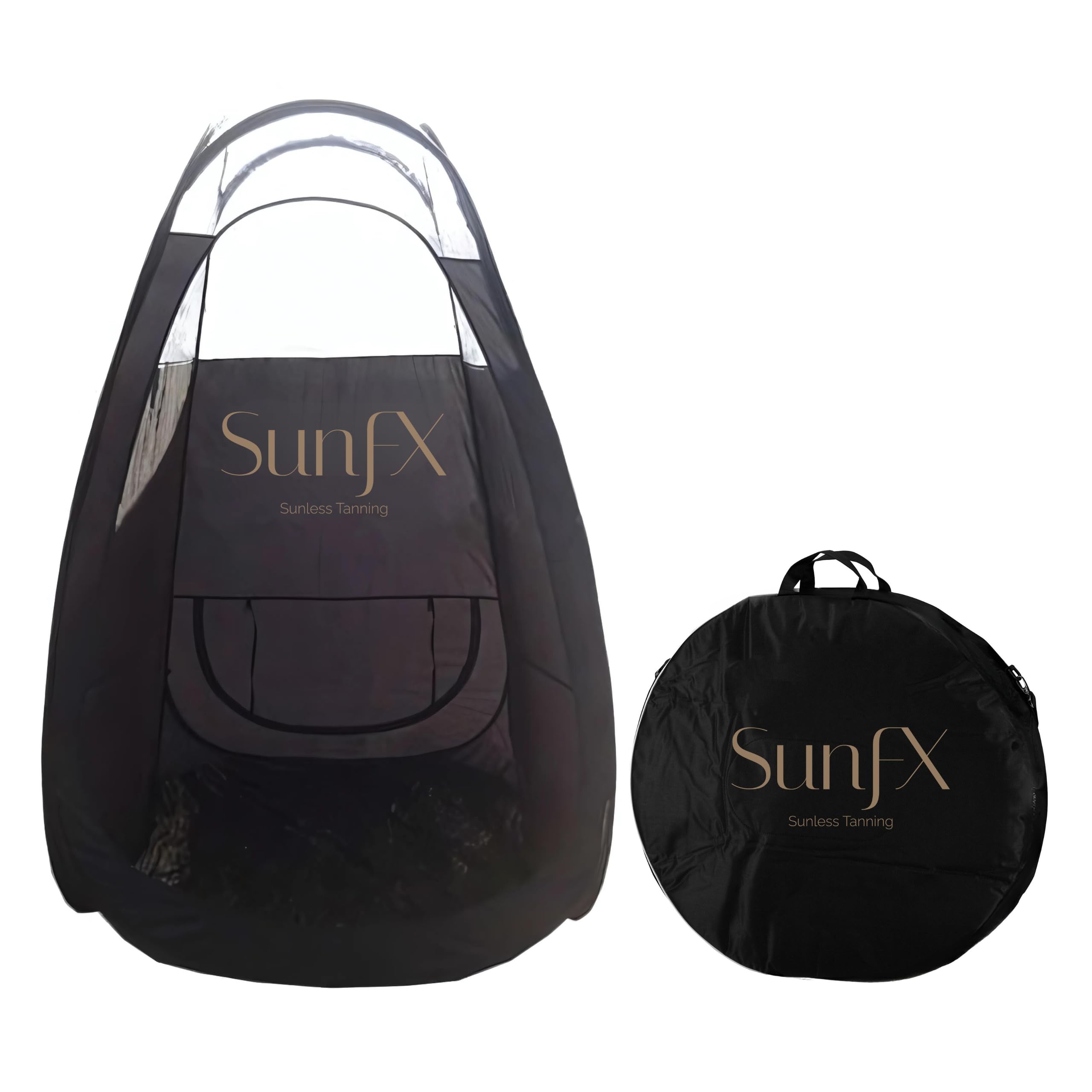 SunFX Professional Pop Up Tanning Tent - Portable Sunless Spray Tan Booth for Home & Salon Use with Carrying Bag | Perfect for Mobile Tanning Services & Self-Tanning at Home