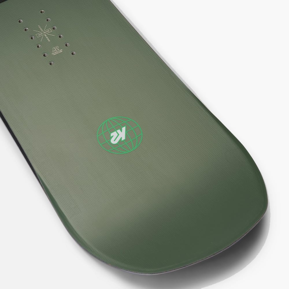 K2 World Peace Men's Snowboard - Freestyle & All-Mountain Riding for Powder & Park | Perfect for Backcountry, Groomers & Halfpipe
