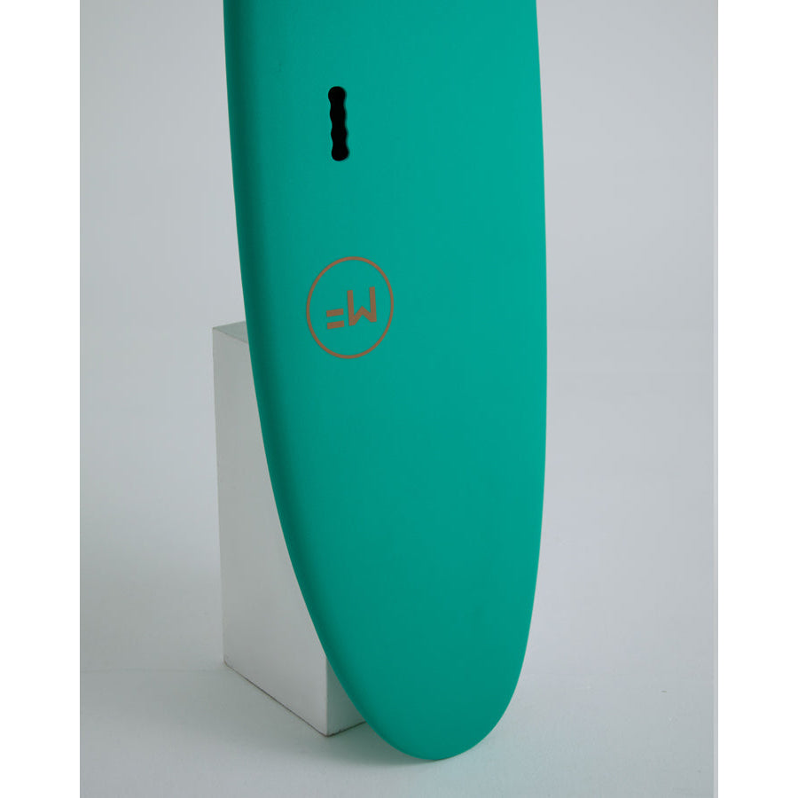 MF Mick Fanning Beastie 8'0 Super Soft Tri Surfboard - Aqua Marine Color | High Performance Surfboard for All Skill Levels | Perfect for Beach Waves, Surf Training & Ocean Adventures