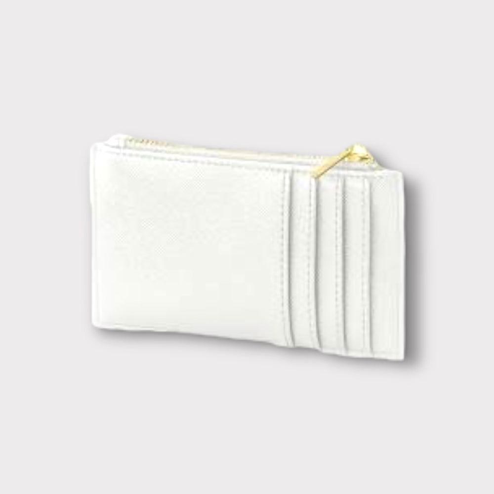 Elegant Leather Card Holder for Men & Women - Slim RFID Blocking Wallet - Perfect for Travel, Business & Everyday Use