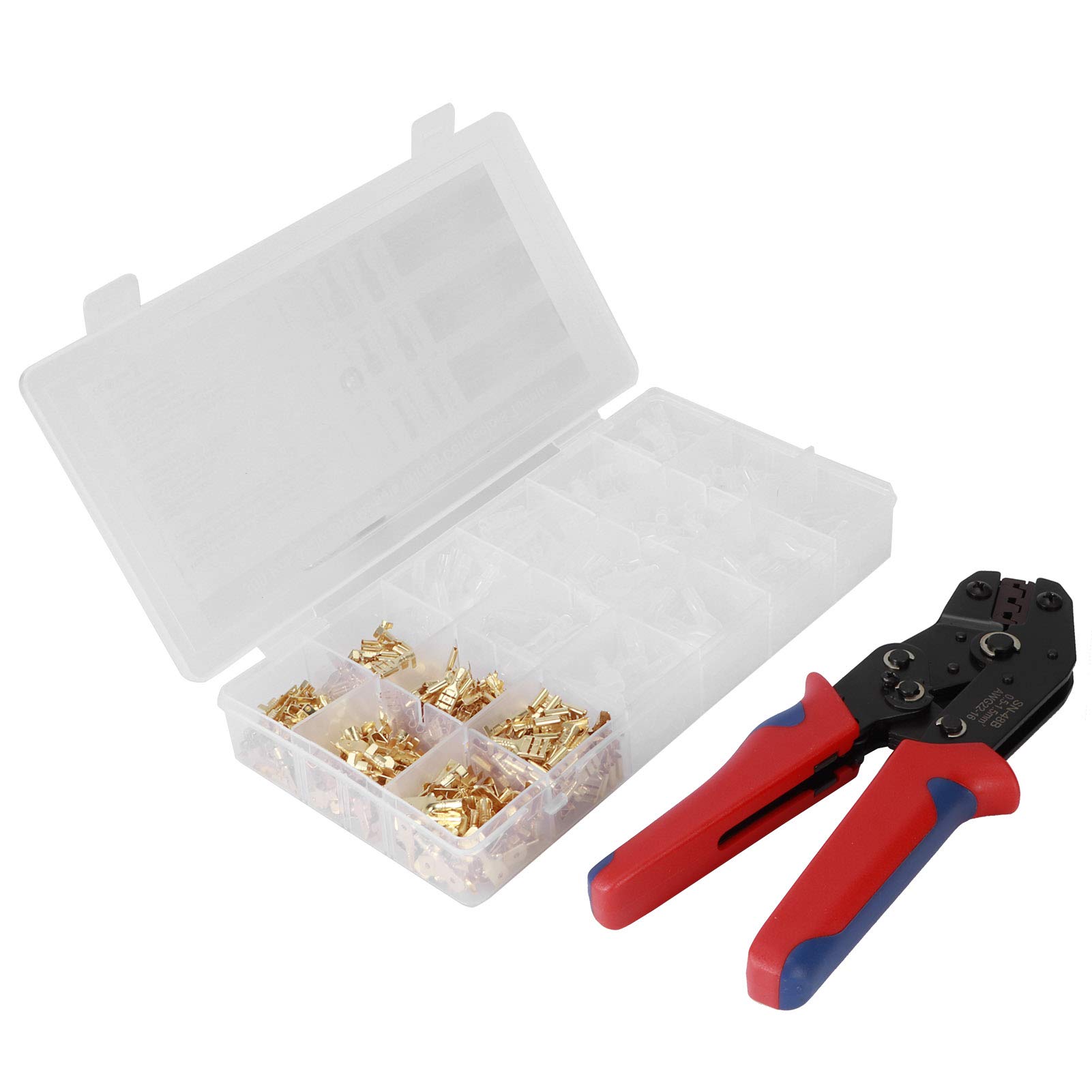 Professional Crimping Pliers - Heavy Duty Wire Crimper Tool for Cold-Pressed Connectors | Durable & Wear-Resistant | Ideal for Scooter Wiring, Electrical Repairs & DIY Projects