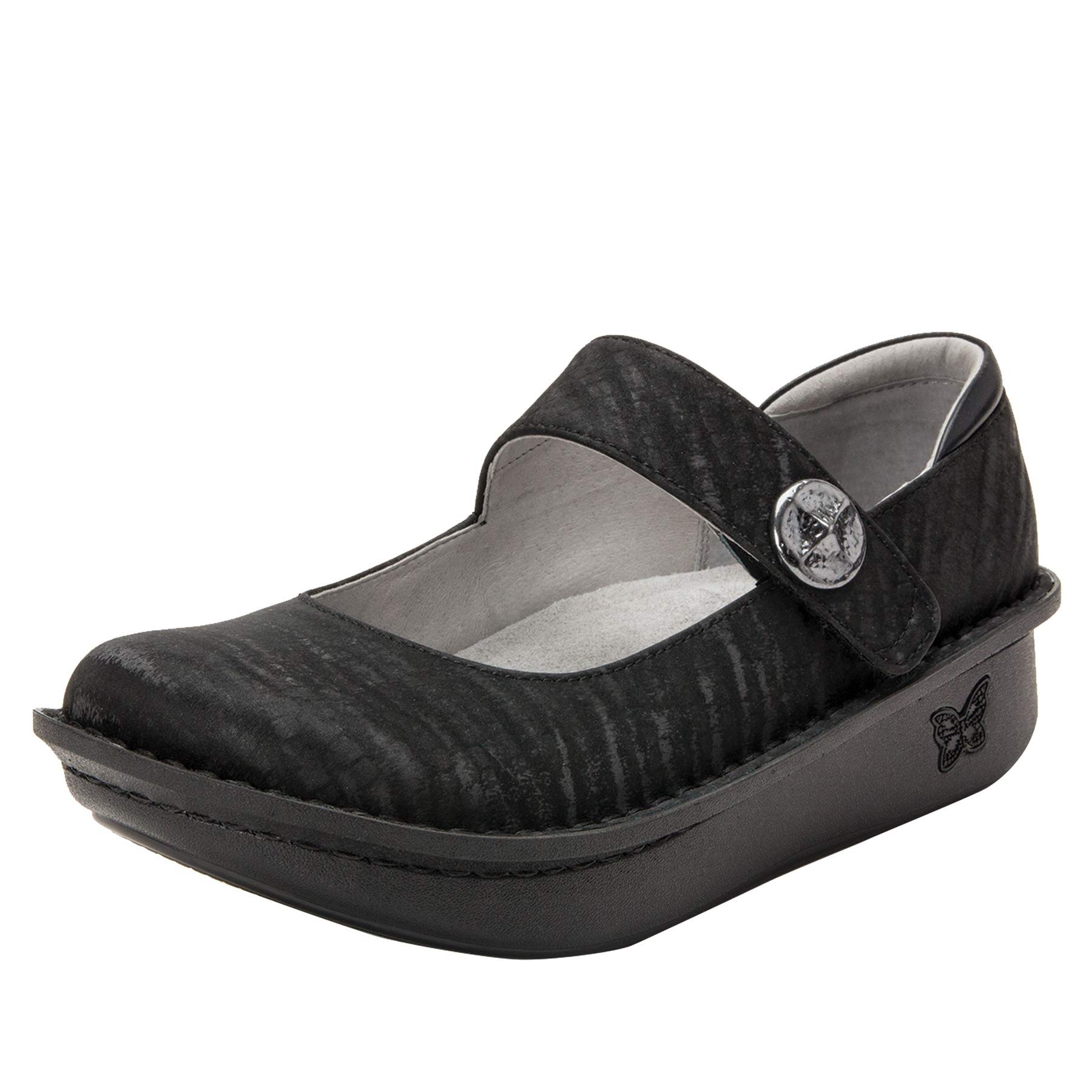 Alegria Women's Paloma Leather Slip-On Shoes - Comfortable & Stylish for Work, Nursing & Everyday Wear