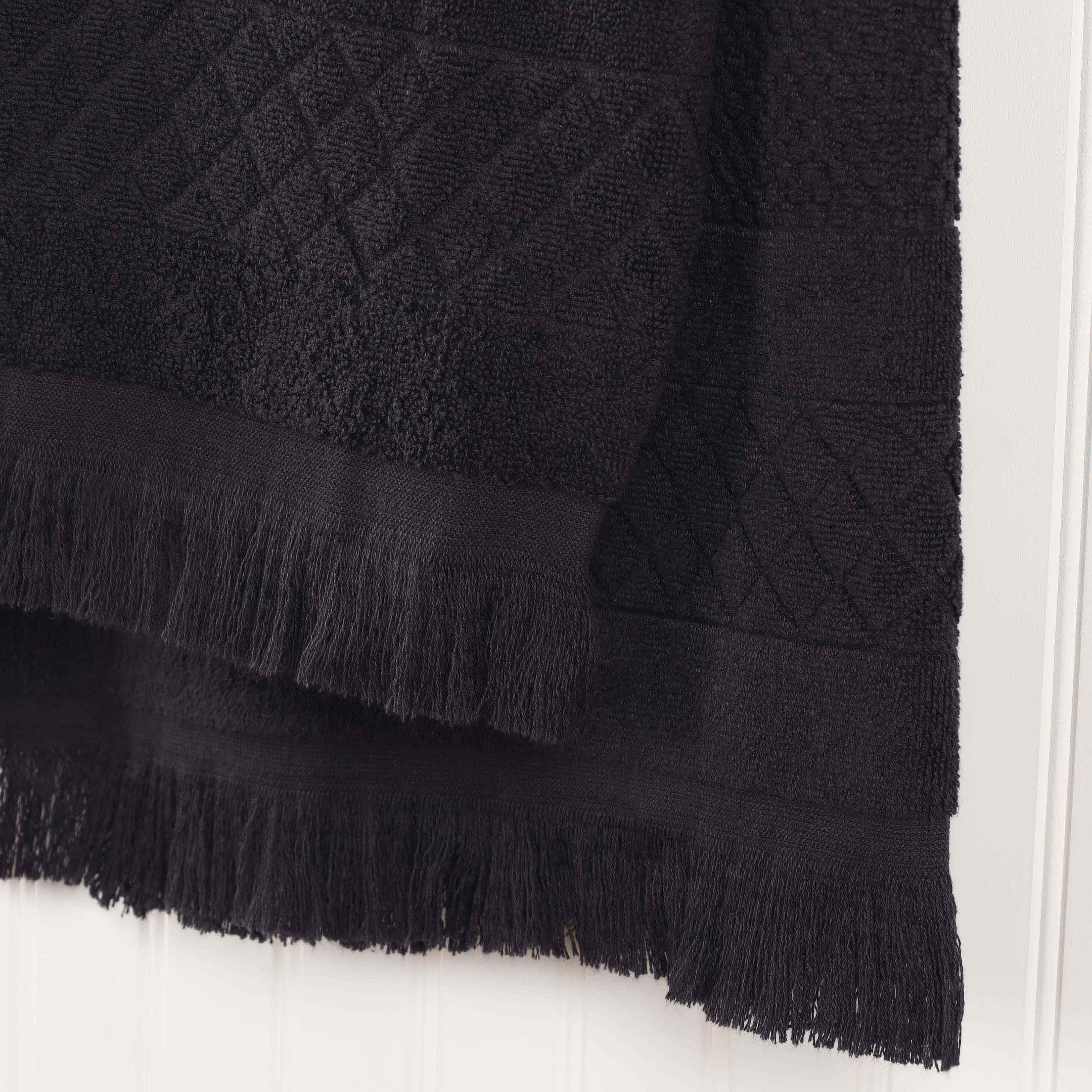 Premium 9-Piece Cotton Geometric Jacquard Towel Set - Ultra Soft, Absorbent & Plush - Perfect for Bathroom, Spa & Luxury Home Decor