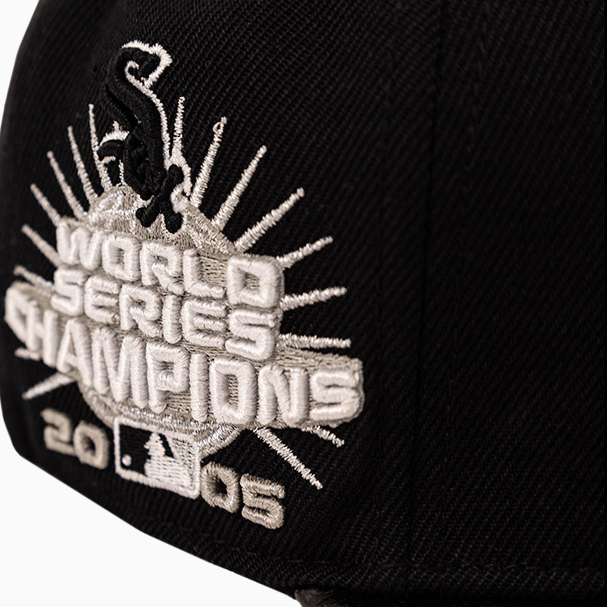 Chicago White Sox 2005 World Series Championship MLB Leather Visor Snapback Hat - Official Baseball Cap for Fans, Sports Events & Casual Wear