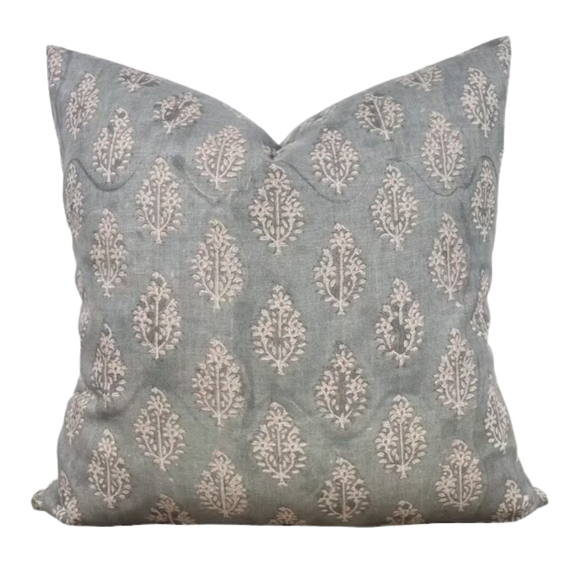 Designer Selma Sahara Motif Blue Pillow Cover - Bohemian Home Decor for Living Room, Bedroom & Outdoor Use