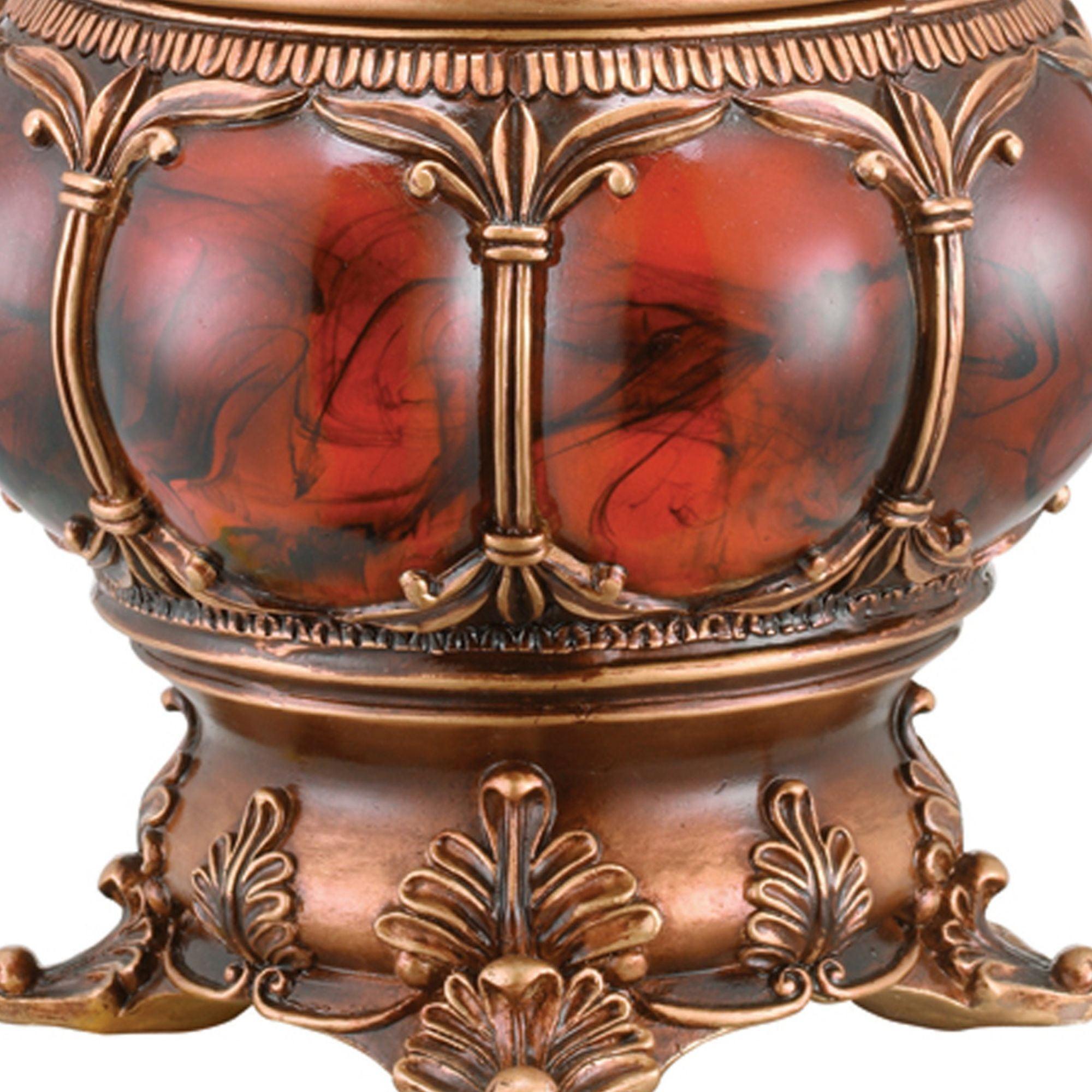 11.5 Inch Tall Decorative Jewelry Box with Multiple Designs & Elegant Accents - Perfect for Jewelry Storage, Gift Giving & Home Décor