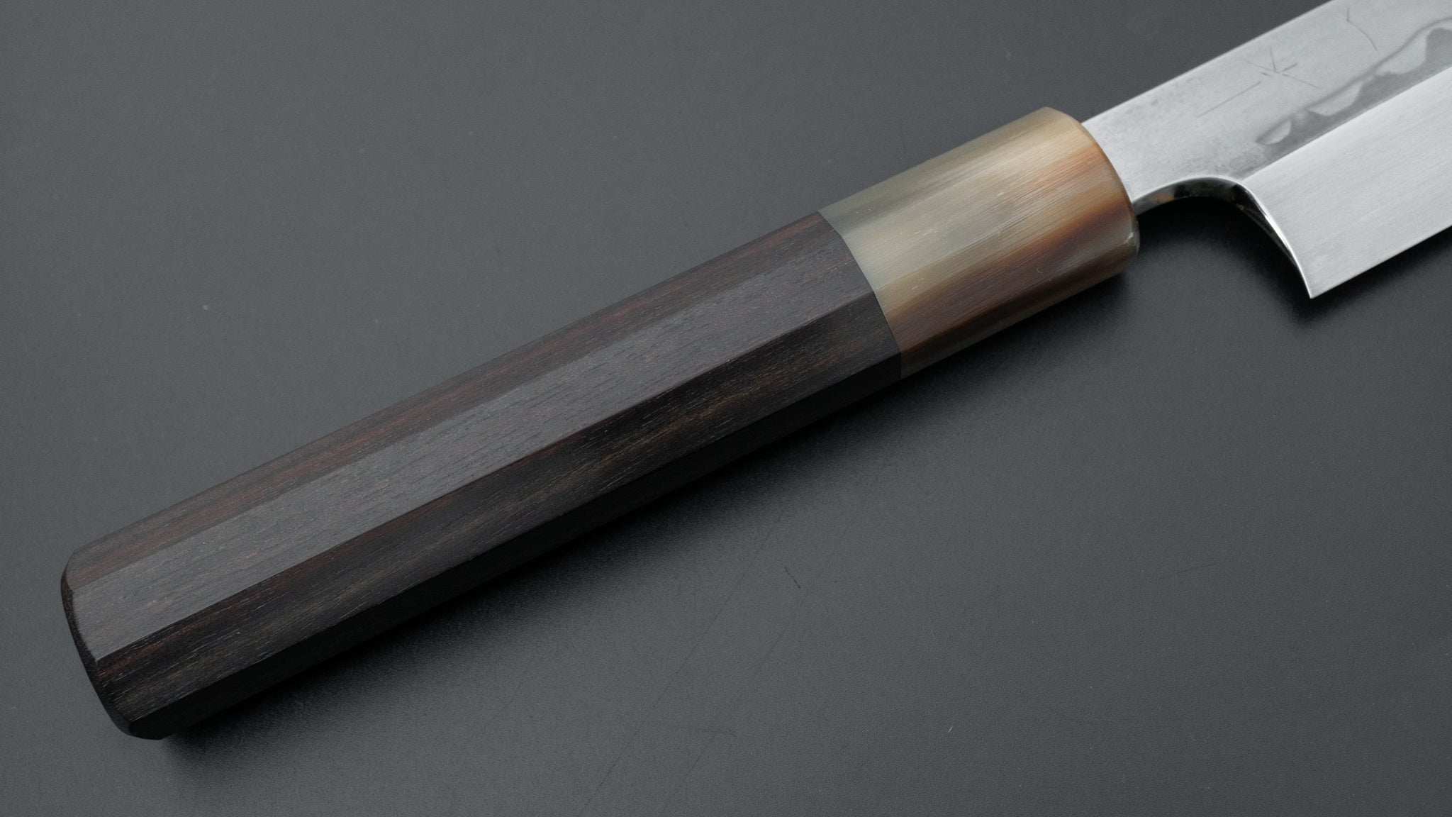 Hitohira Togashi White #1 Sanbonsugi Mizu Honyaki Yanagi Sakimaru 300mm Japanese Chef Knife with Taihei Makassar Ebony Handle & Saya - Premium Sushi & Sashimi Knife for Professional Chefs & Home Cooks