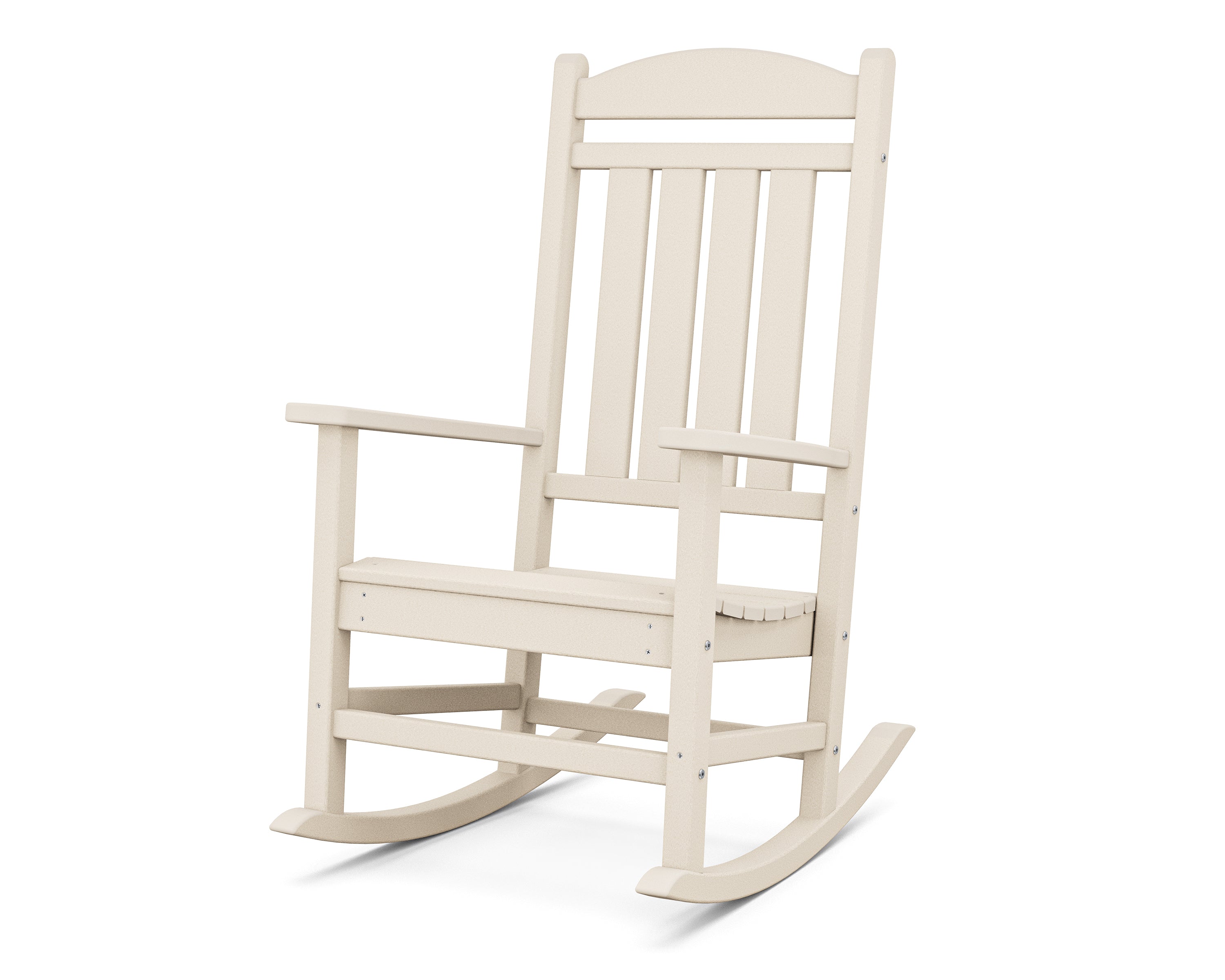 POLYWOOD Presidential Rocker - Durable Outdoor Rocking Chair for Patio, Garden & Porch - All-Weather Resin Wicker - Comfortable & Stylish Seating for Relaxing & Entertaining