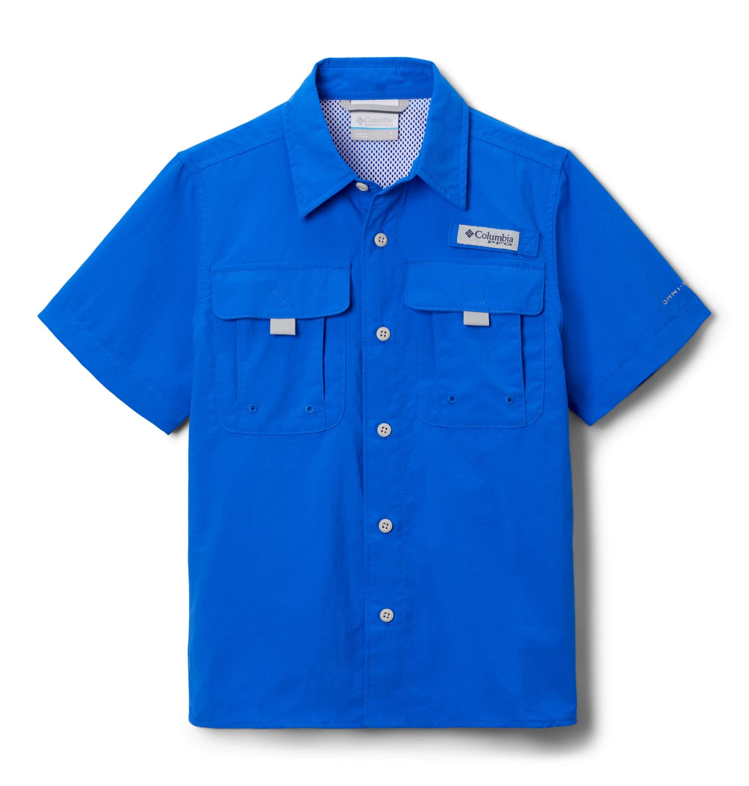 Columbia Boys' Bahama Short Sleeve Shirt - UPF 50+ Sun Protection, Quick-Dry & Breathable for Summer, Beach, and Outdoor Activities