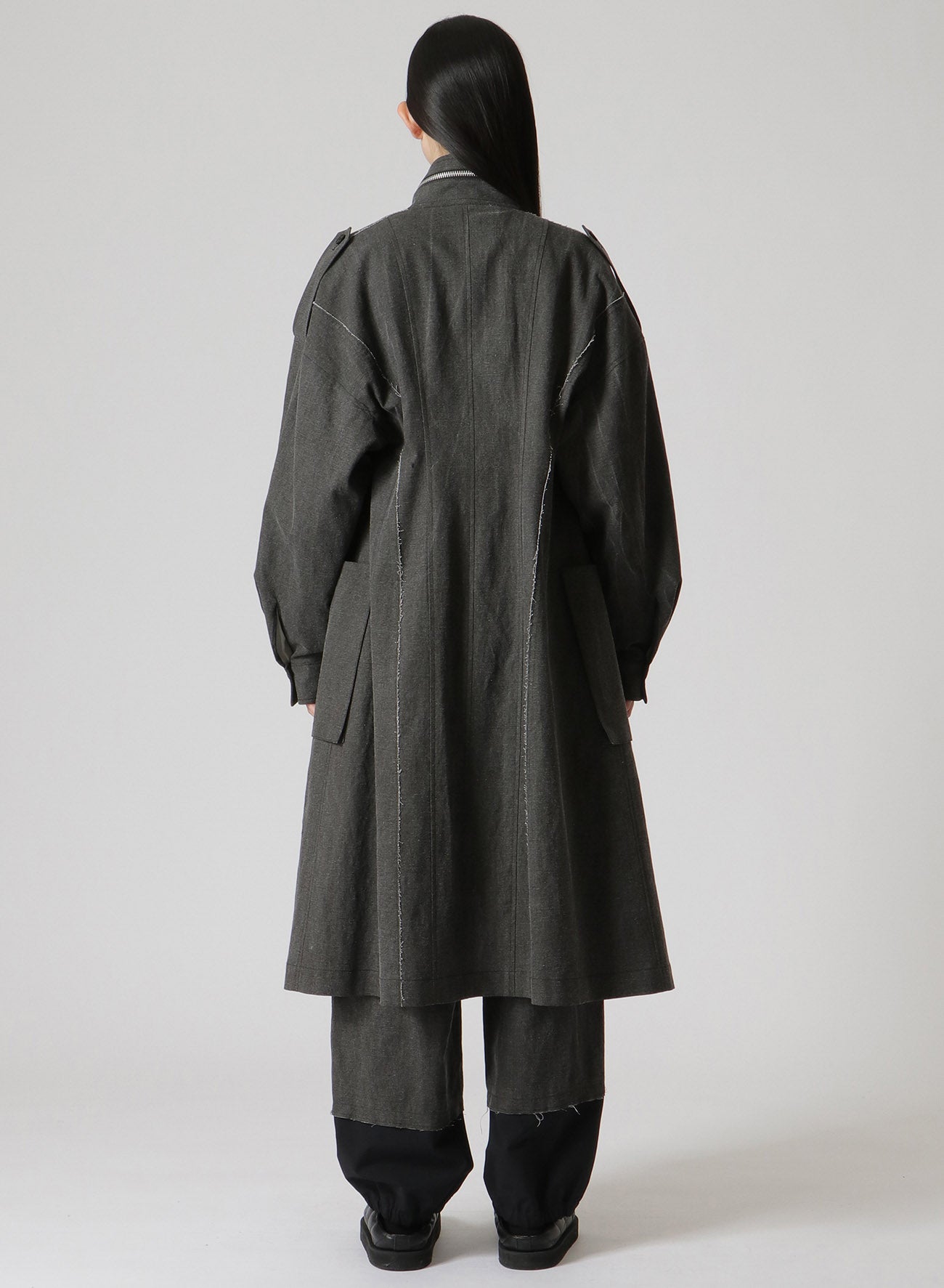 Premium Cotton/Linen Canvas Ink Coating 5-Panel Coat - Lightweight, Durable & Stylish for Outdoor Adventures, Travel & Casual Wear