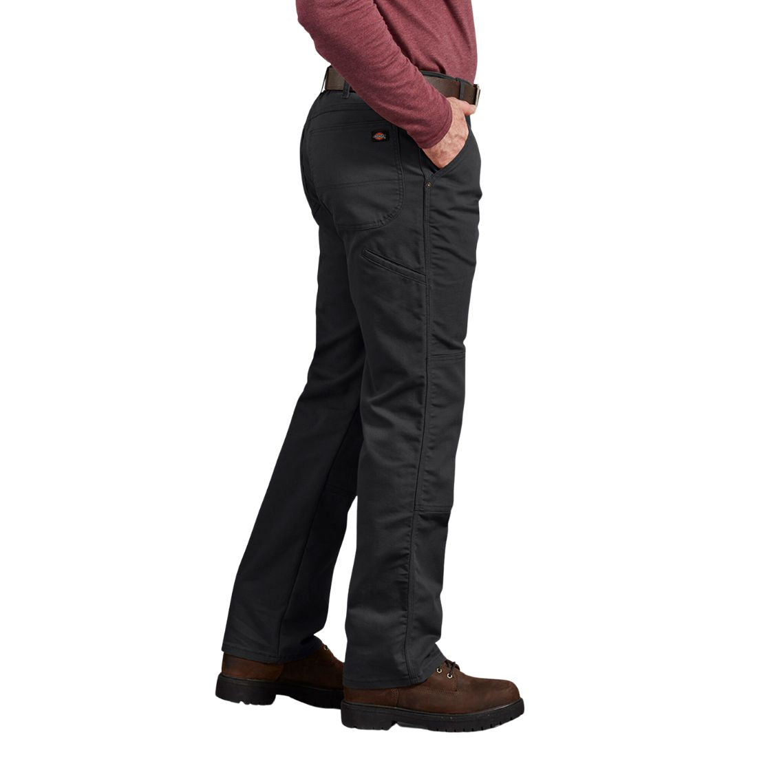 Dickies DP903 Double Knee Work Pants for Men - Durable Duck Canvas Regular Fit Workwear for Construction, Carpentry & Outdoor Jobs