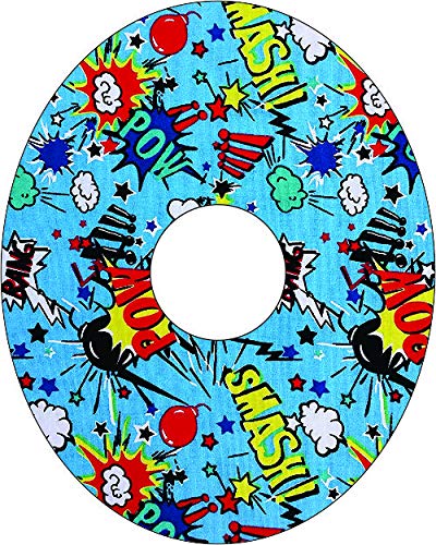 **Freestyle Libre Adhesive Patches - 10 Pack Superhero Design Waterproof Sensor Covers | Easy to Apply, Split Backing for Secure Fit | Ideal for Active Lifestyles, Sports & Daily Wear**