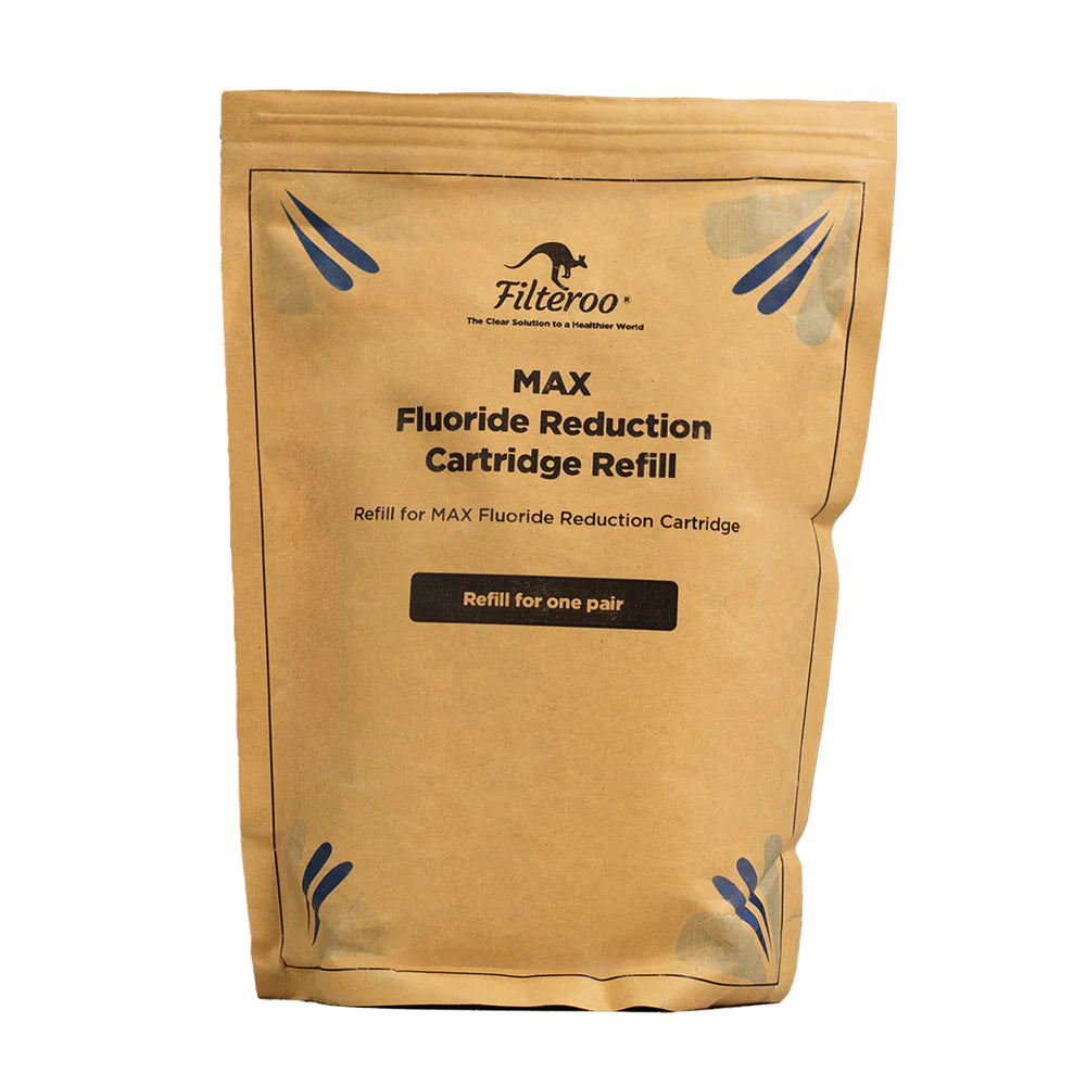 Filteroo Fluoride MAX Post-Treatment Filter Cartridge Refill Media - High-Performance Water Filtration for Cleaner, Safer Drinking Water at Home & Office