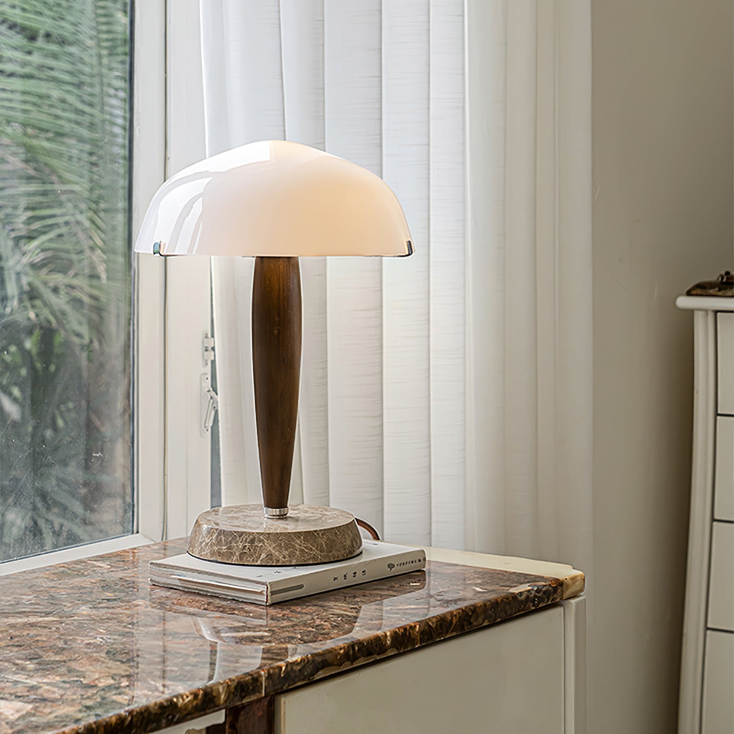 Emerson Modern Table Lamp - Adjustable LED Desk Light for Home Office, Bedroom & Living Room - Warm White & Cool White Lighting for Reading, Working & Relaxing