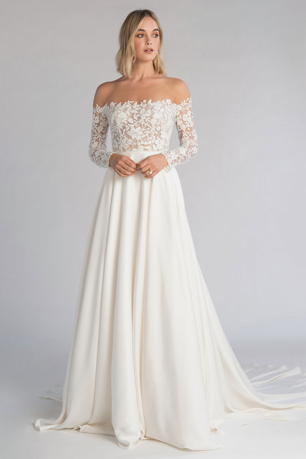 Jenny Yoo Bradley Gown - Elegant Wedding Dress for Brides | Perfect for Beach, Garden & Formal Weddings