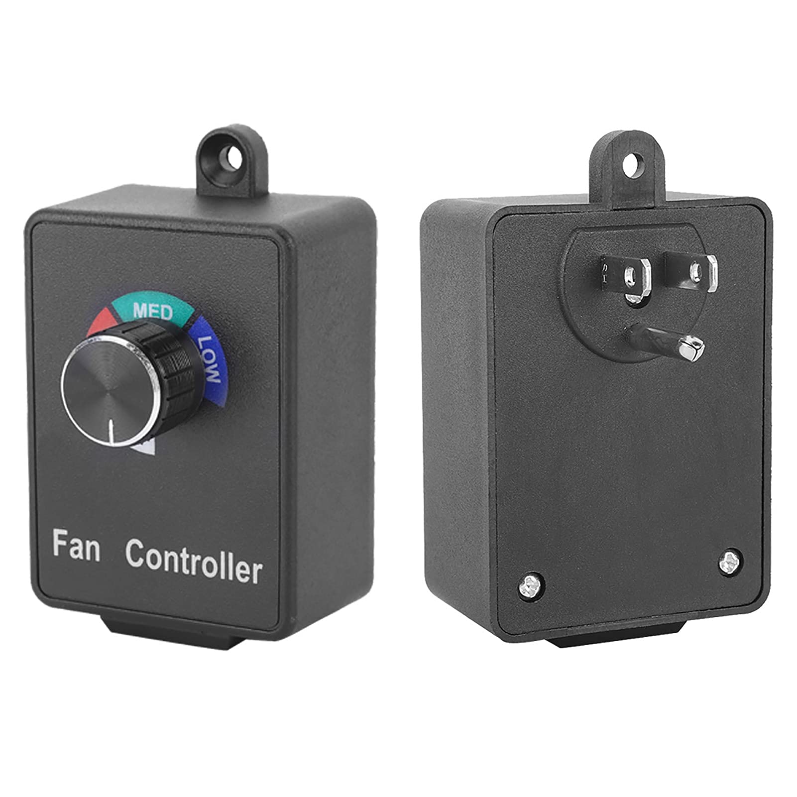 Variable Speed Fan Controller - Adjustable Motor Governor with Button Switch for Duct Fans, Electric Tools & Lighting | Perfect for HVAC, Workshops & Home Use