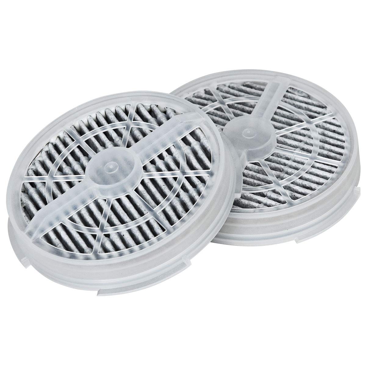 COSTWAY 2-Pack Air Purifier Replacement Filters with Activated Carbon, Anion Technology for Home, Office & Bedroom – Lightweight & Efficient Air Cleaning Solution for Allergies & Odor Removal