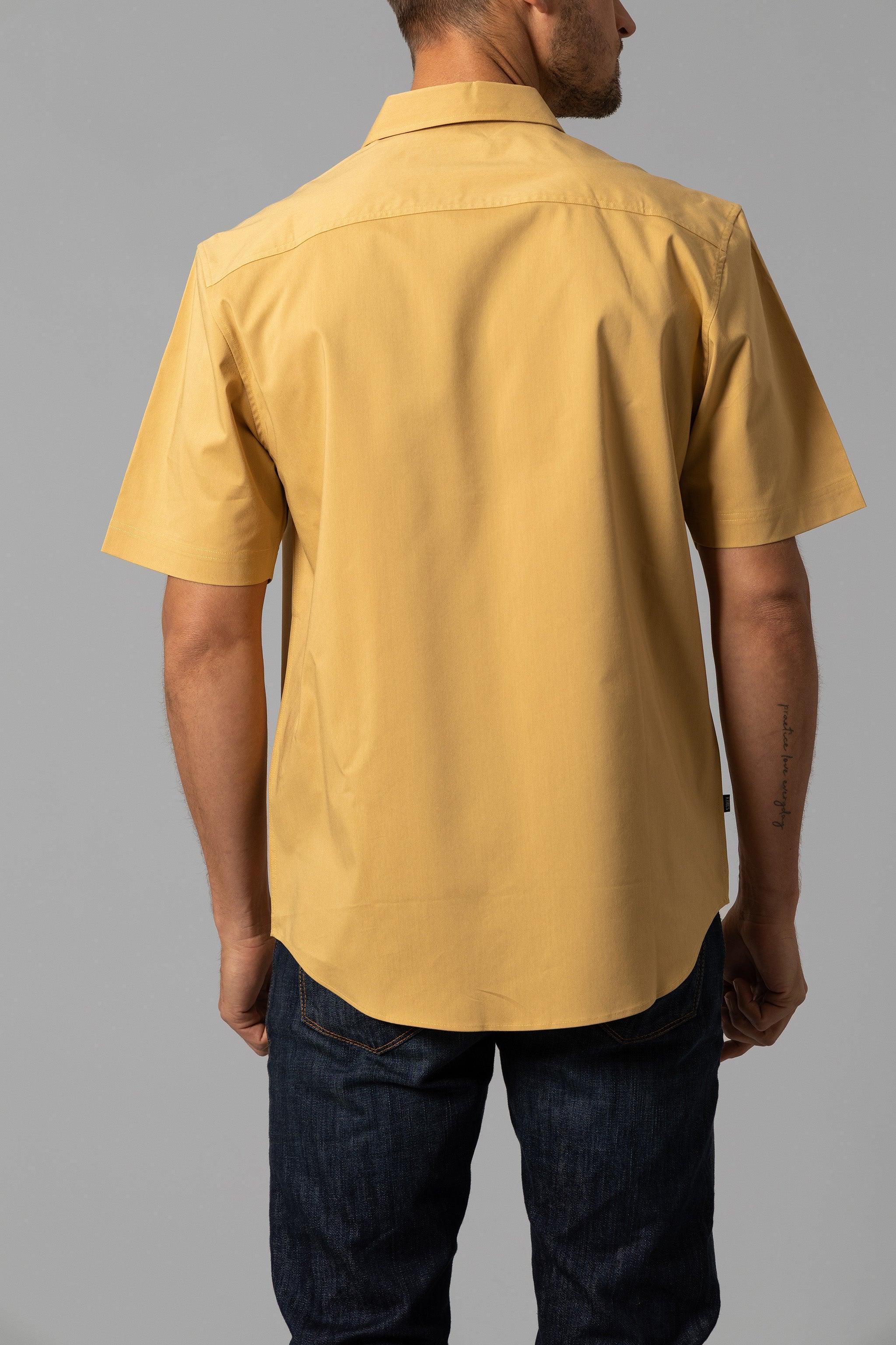 Linville Men's Short Sleeve Dress Shirt - Casual Business Office Wear - Perfect for Work, Weddings & Summer Outings