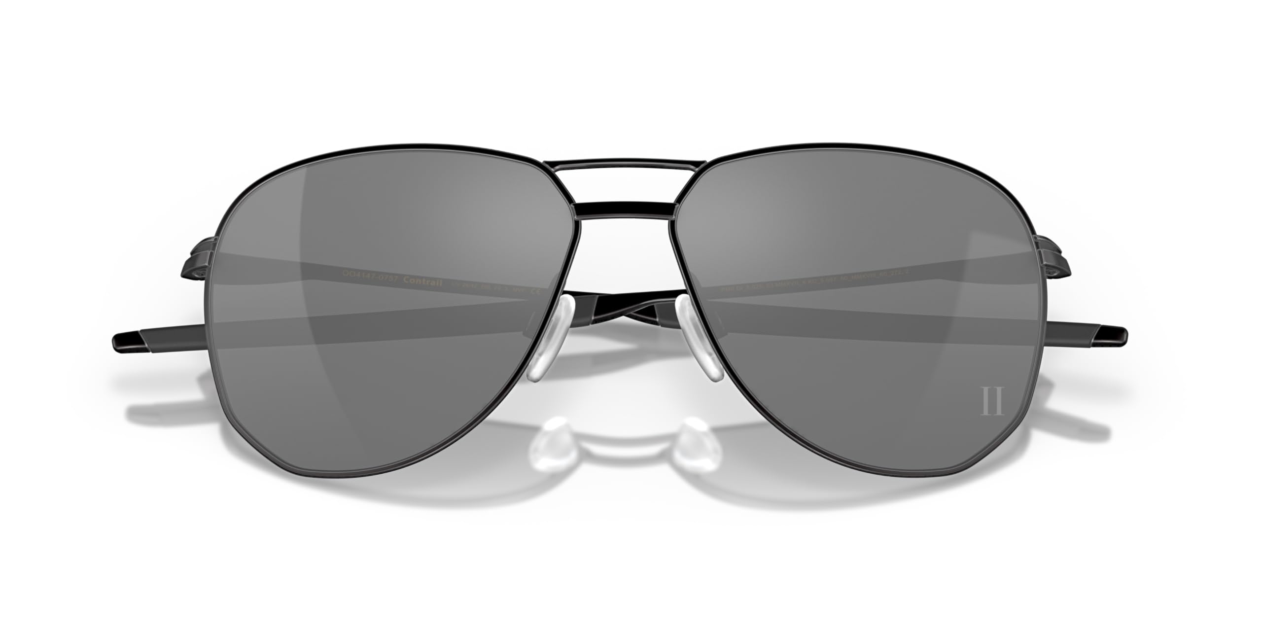 Oakley Men's Oo4147 Contrail Aviator Sunglasses - Polarized UV Protection, Lightweight Metal Frame for Driving, Outdoor Sports & Fashion