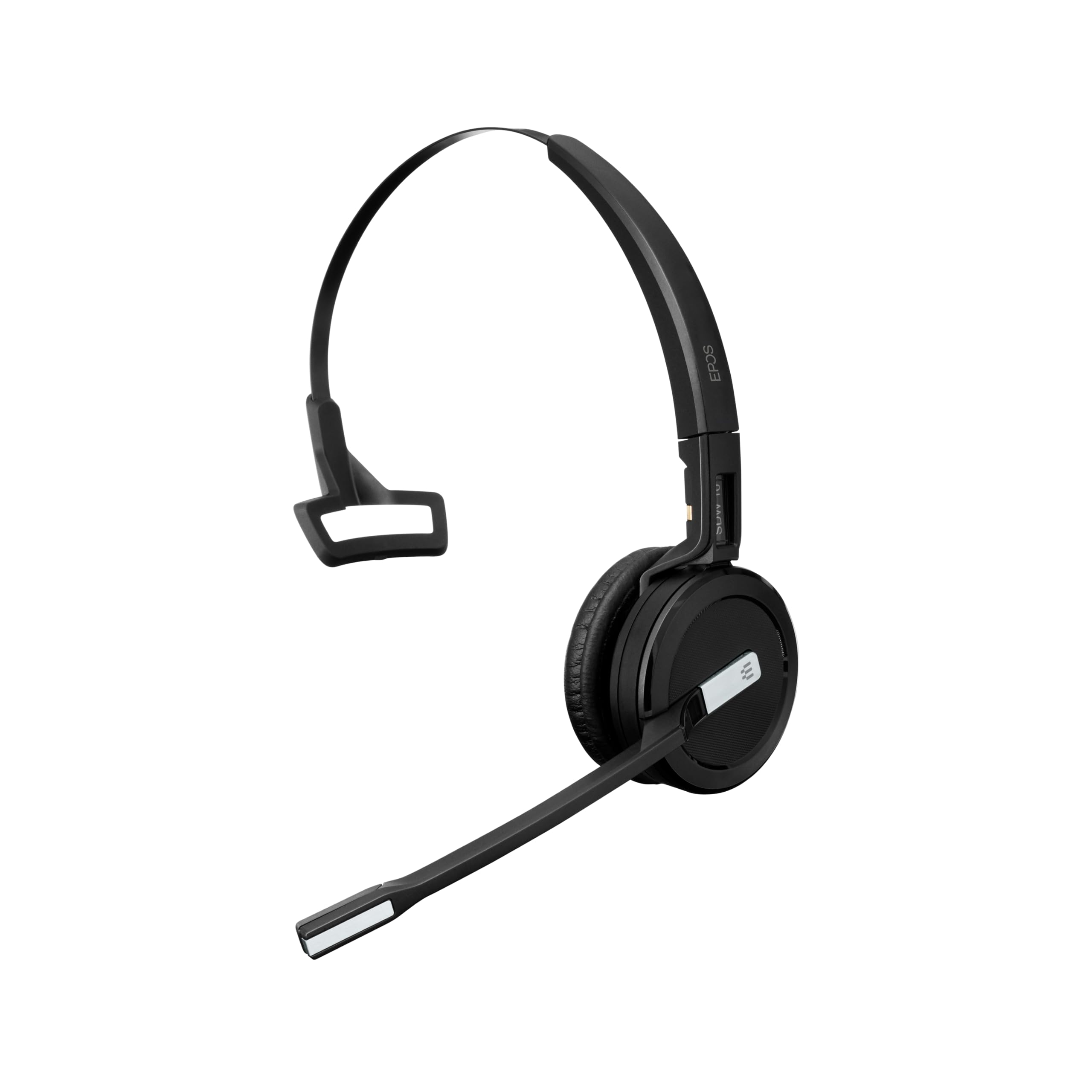 Sennheiser SDW 5016 Wireless DECT Headset - Noise Cancelling Dual Mic for Desk Phone, Softphone, PC & Mobile - Black (3 Inch) - Perfect for Office, Call Centers & Remote Work