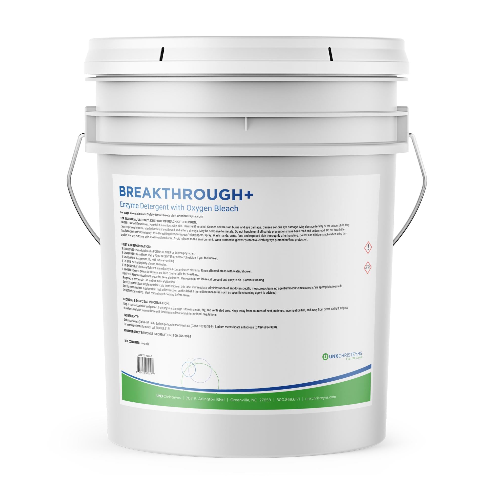 Breakthrough Plus Laundry Detergent - 40 lbs Bulk | High-Efficiency HE Safe | Ideal for Commercial Use & Large Families