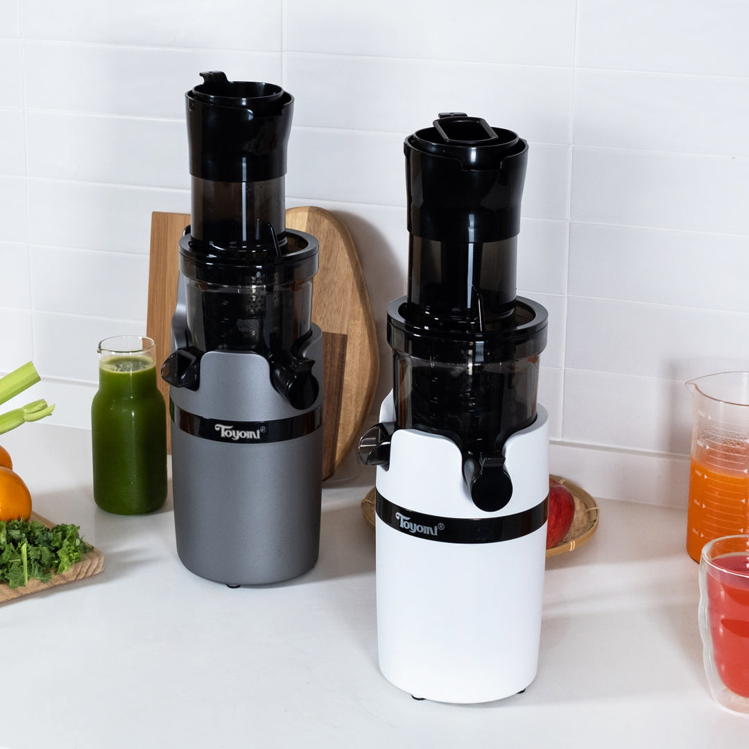 TOYOMI SJ 9000 Cold Press Masticating Slow Juicer - Healthy Juice Extractor for Fruits Vegetables Wheatgrass - Perfect for Home Kitchen, Detox & Wellness Routines