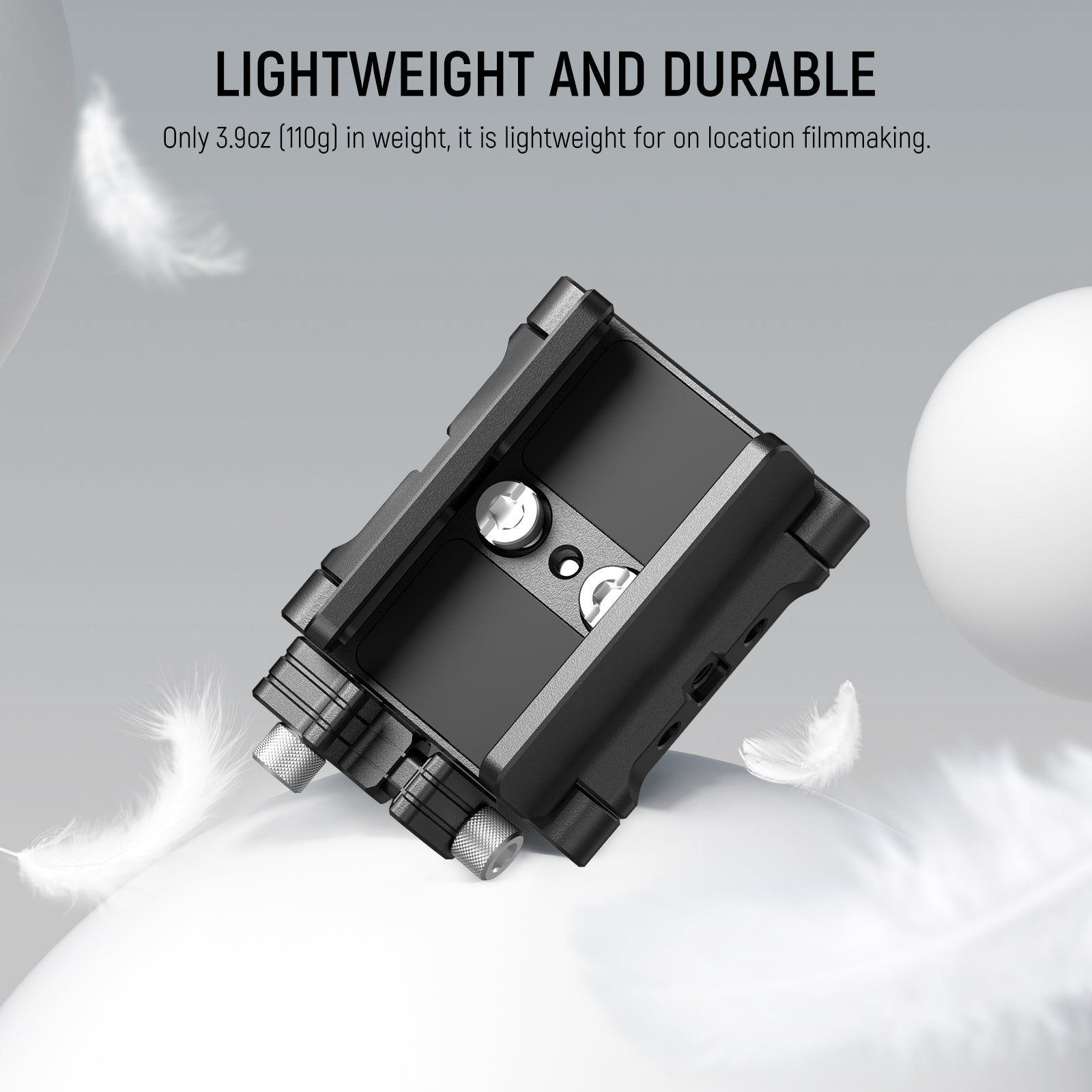 NEEWER UA035 SSD Mount Bracket Holder - Universal Hard Drive Mounting Clip for Camera Rig, Video Cage & DSLR Accessories - Perfect for Filmmaking, Vlogging & Studio Setups