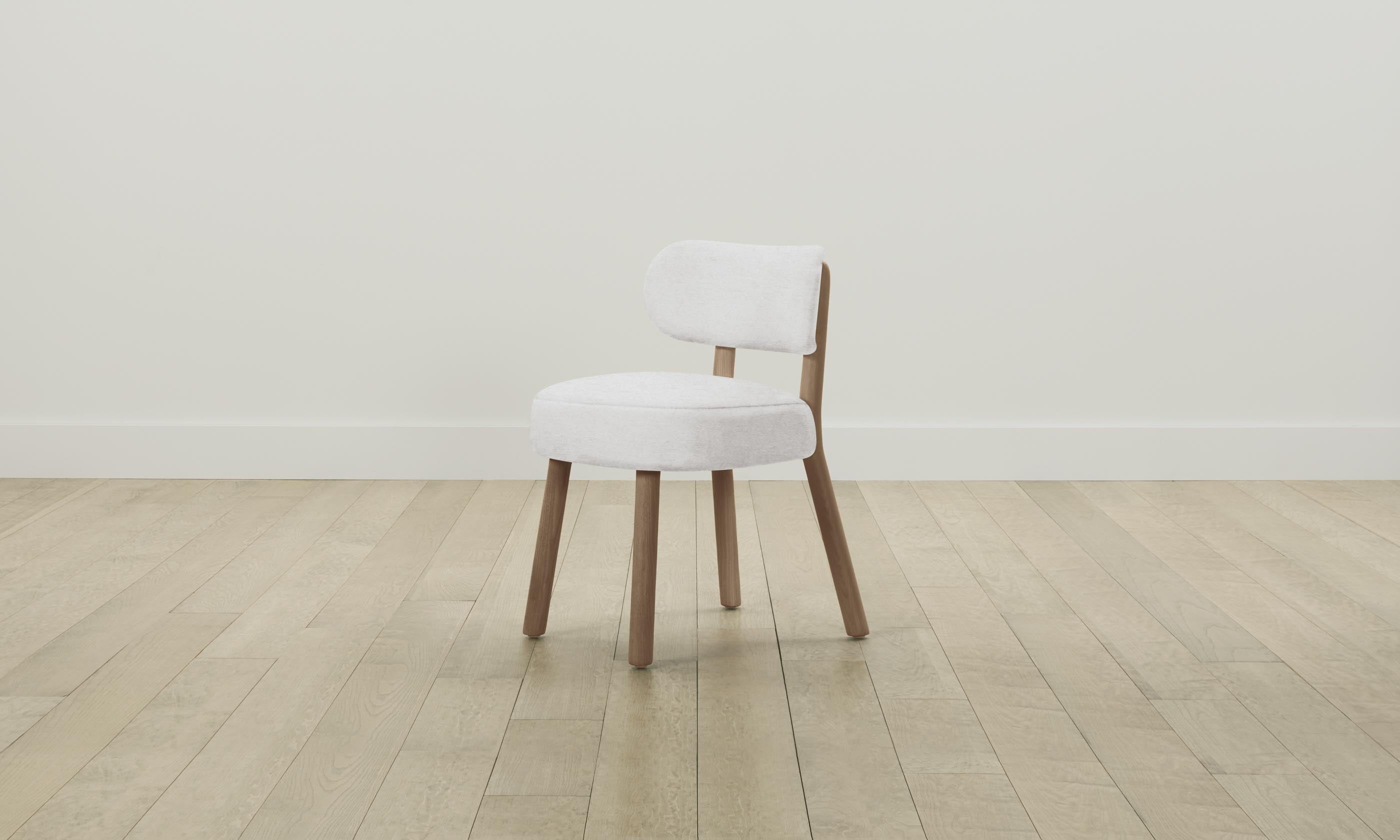 The Jane Dining Chair - Performance Tweed Salt Upholstery - Stylish & Durable for Home, Restaurant, or Office Use