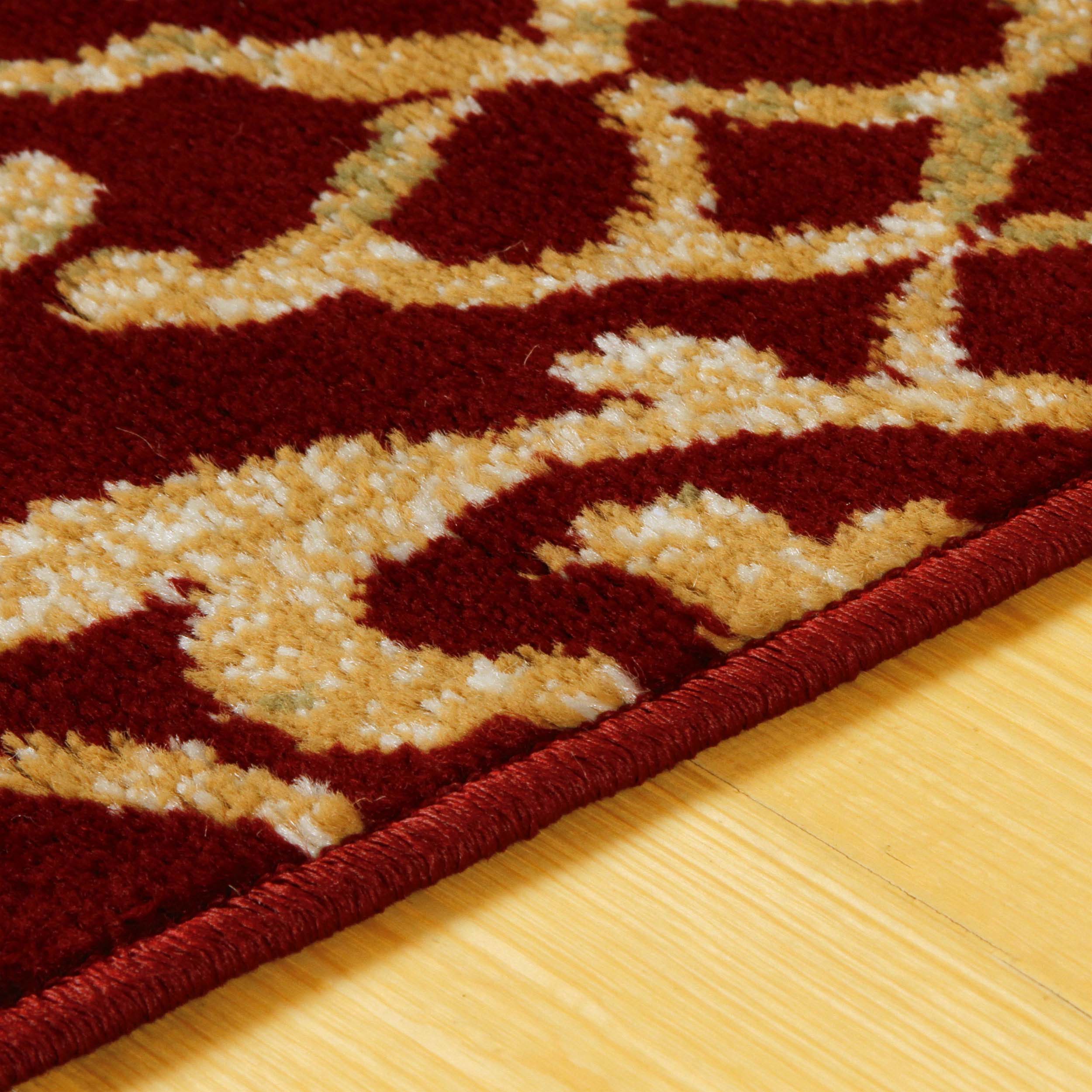Premium Corbin Damask Traditional Indoor Area Rug - Soft & Durable Non-Slip Living Room Carpet for Home Decor | Perfect for Bedroom, Dining Room & Office