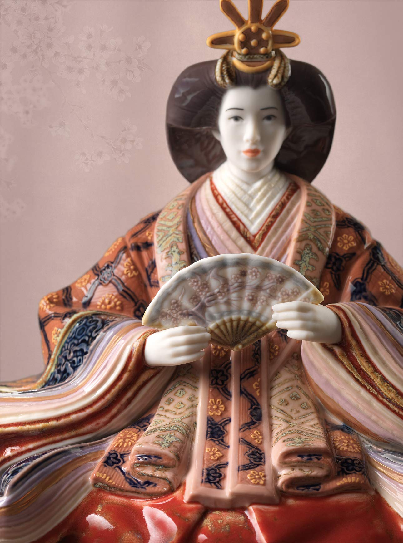 Lladro Porcelain Hina Doll Empress - Elegant Home Decor