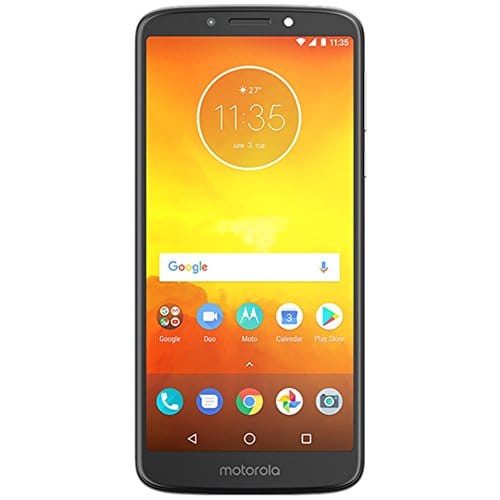 Motorola Moto E5 16GB Smartphone - Unlocked GSM/CDMA (Simple Mobile Compatible) - Gray - Perfect for Travel, Work & Everyday Use