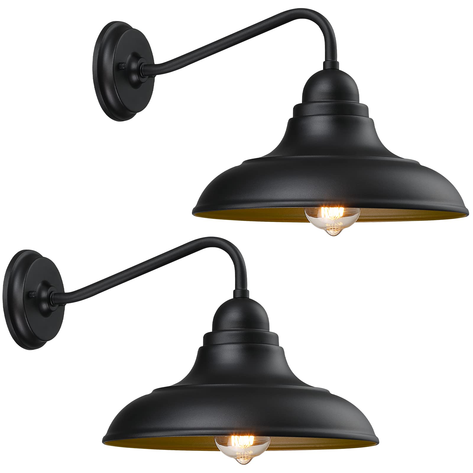 Vintage Black Farmhouse Wall Sconce Lights - 12