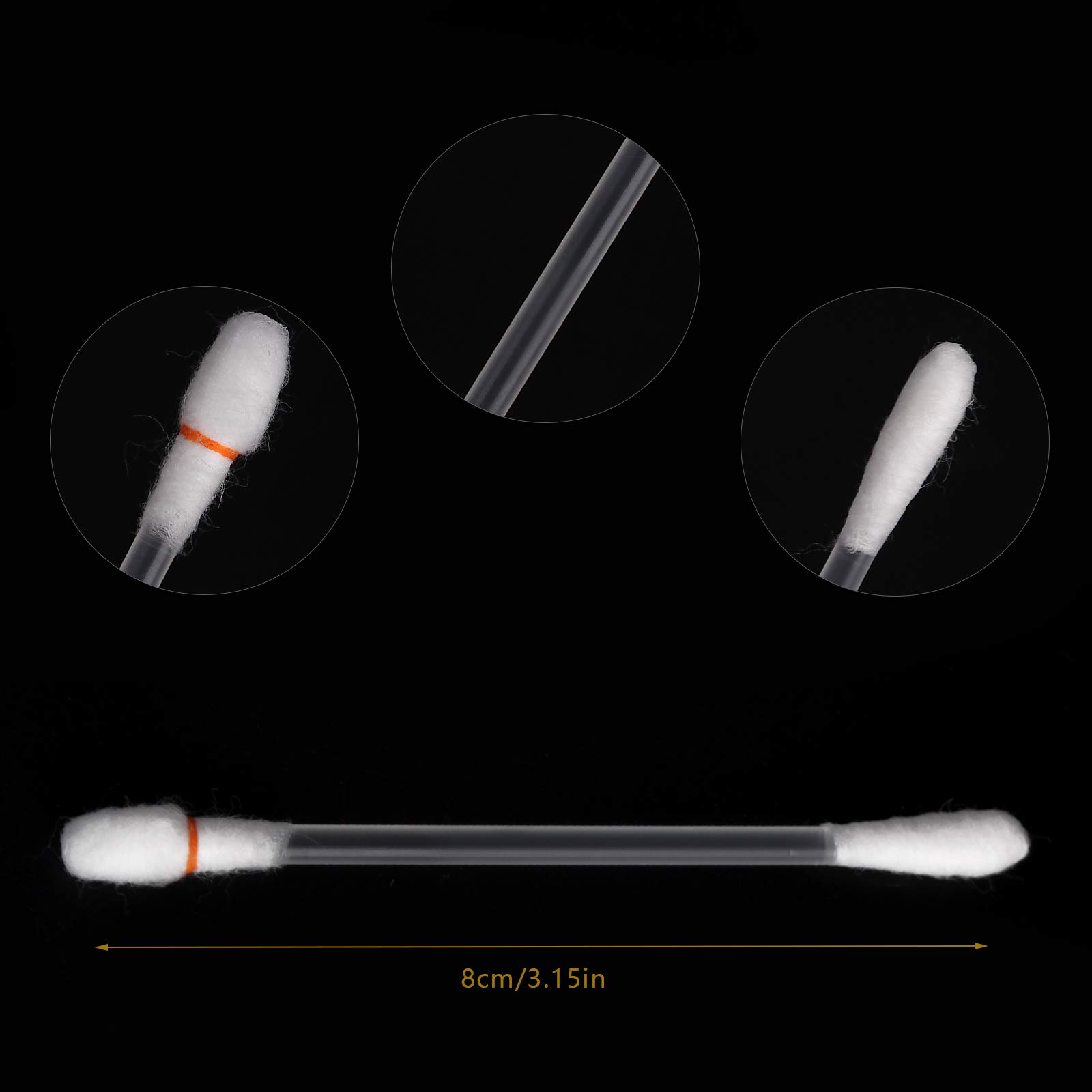 100Pcs Disposable Lip Oil Cotton Swabs - Moisturizing Q-Tip Applicators for Lip & Gum Care, Pre-Whitening Treatment, Anti-Dryness Protection | Perfect for Pre-Whitening Routine, Lip Therapy & Daily Moisturizing