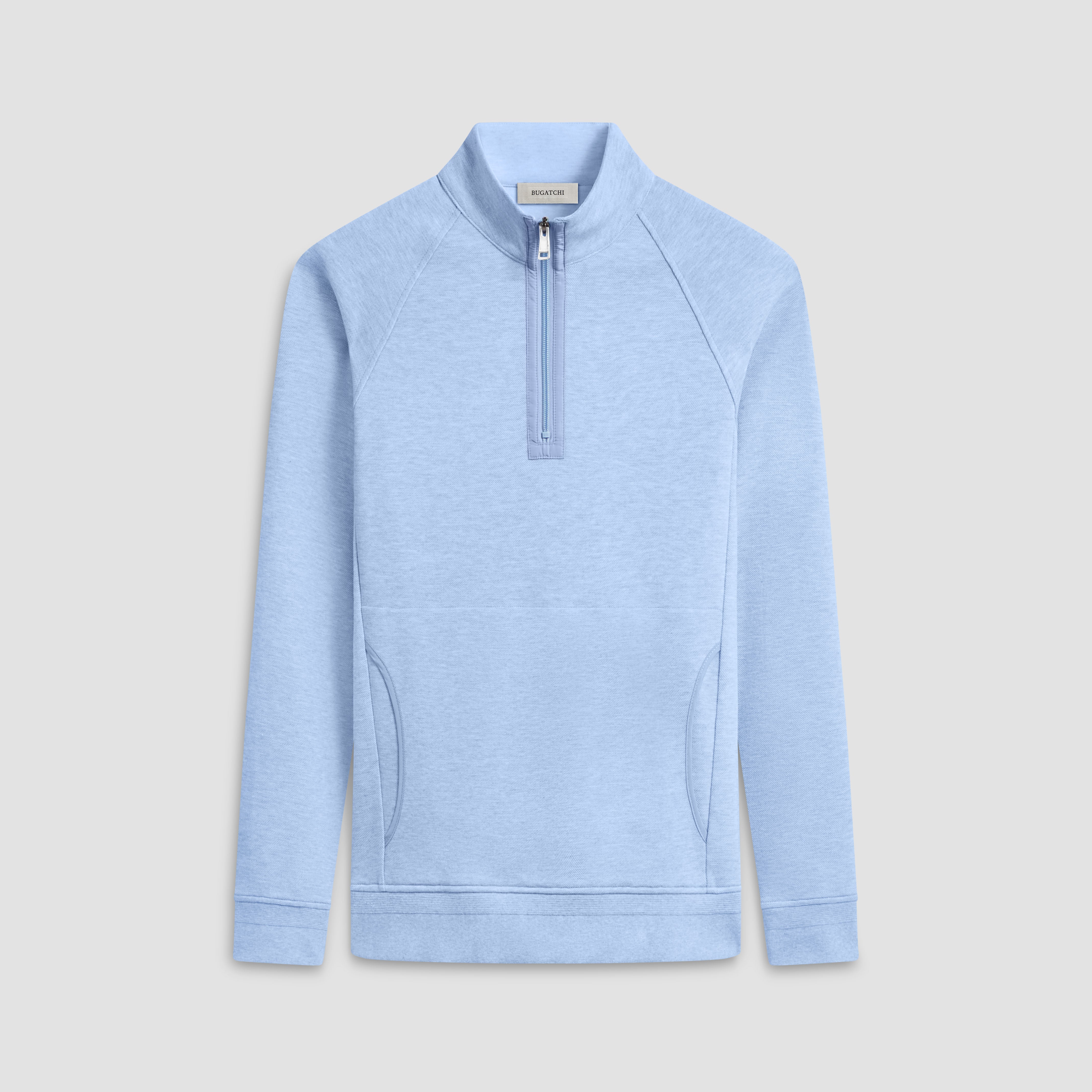 Double Sided Pique Heather Quarter Zip Pullover - Men's Comfortable Casual Sweater for Work, Golf & Outdoor Activities