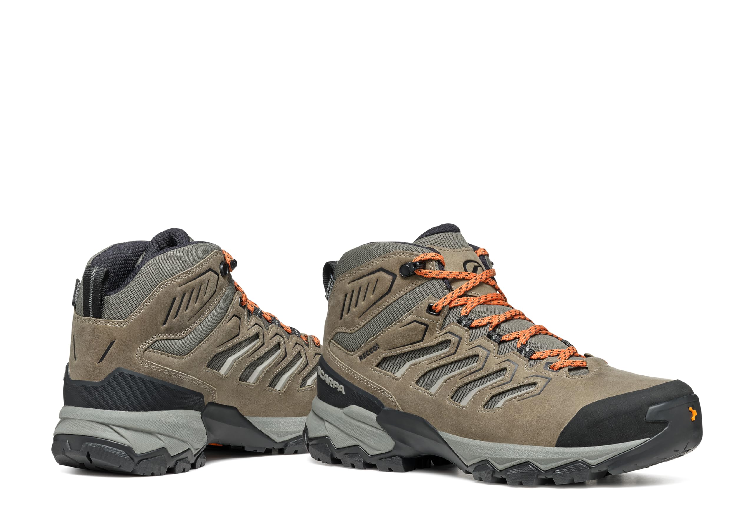 SCARPA Men's Moraine Mid WP Waterproof Breathable Hiking Boots - Lightweight Backpacking Shoes for Outdoor Adventures & Mountain Trekking