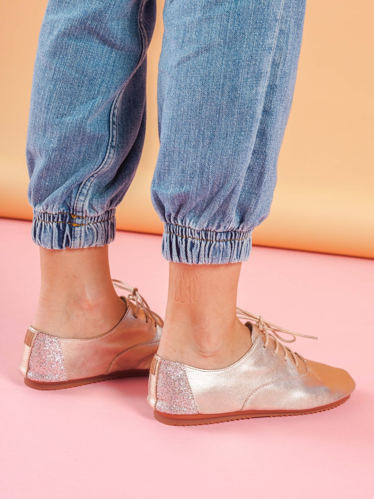 Zara Rose Gold Glitter High Heels - Elegant Party Shoes for Women, Perfect for Weddings, Prom, and Evening Events