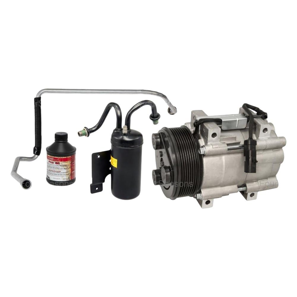 Four Seasons 4343NK Complete Air Conditioning Kit with New Compressor - AC Replacement Kit for Cars, Trucks & SUVs - Perfect for Summer Cooling & Vehicle Maintenance