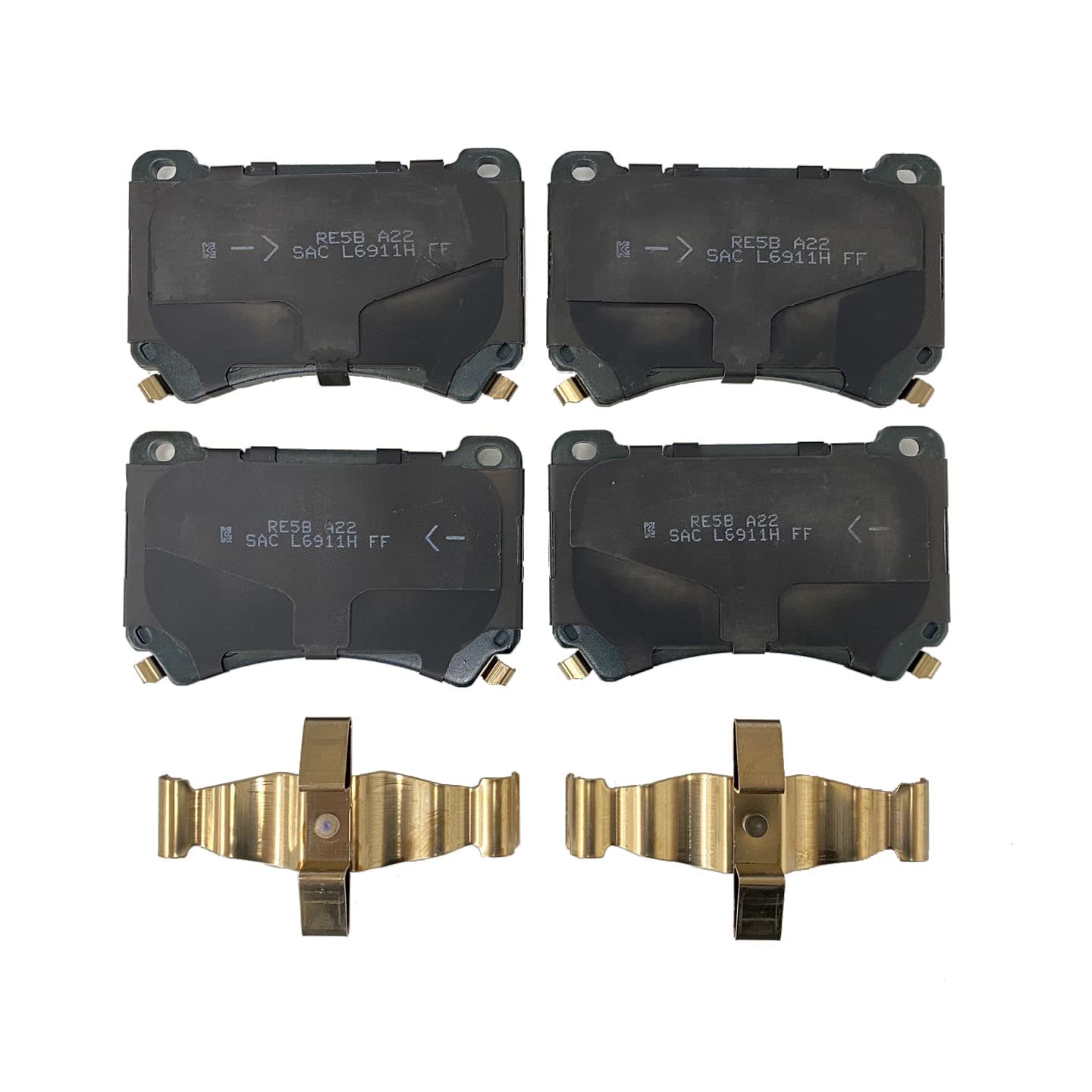 Genuine OEM 58101-3MA11 Front Disc Brake Pad Kit for Hyundai Genesis 2009-2014 - Replaces 581013MA10 | Premium Braking Performance for Daily Commuting & Highway Driving