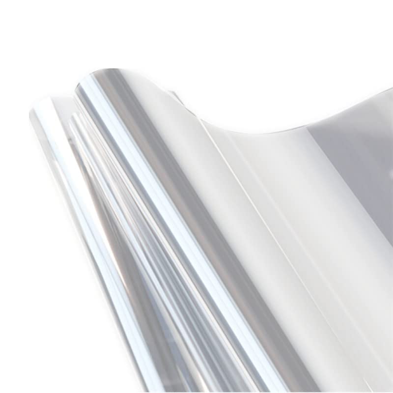 4 Pack One Way Window Film - Sun Blocking, Heat & UV Protection, Privacy Static Cling Tint (17.5In x 6.5Ft) - Silver Reflective for Home & Office - See Out Not In | Perfect for Bedrooms, Bathrooms & Glass Doors