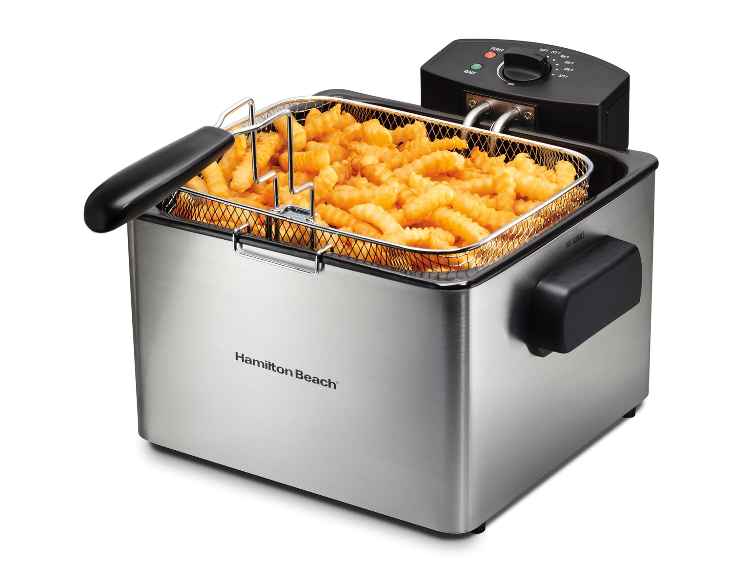 5L Stainless Steel Commercial Deep Fryer - Large Capacity Electric Fryer for Restaurants, Fast Food & Home Kitchen Use