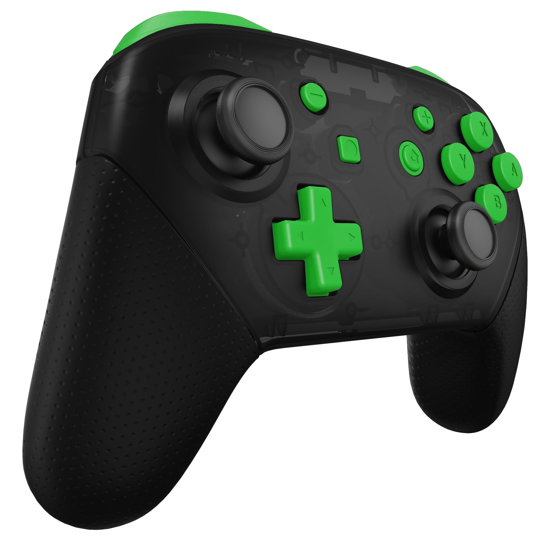 eXtremeRate DIY Replacement Full Set Buttons for Nintendo Switch Pro Controller - Green (KRP317) | Customize Your Gaming Experience | Perfect for Switch Pro Controller Modding & Repair